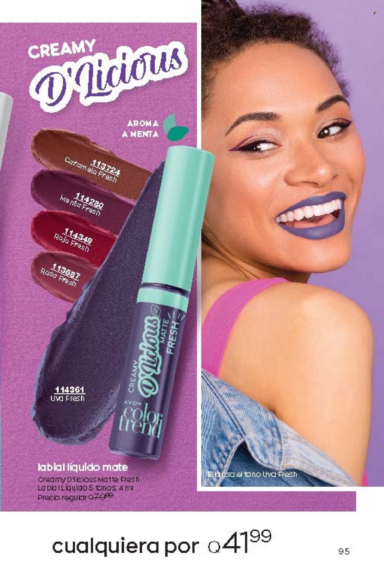 Catálogo Avon. Página 95