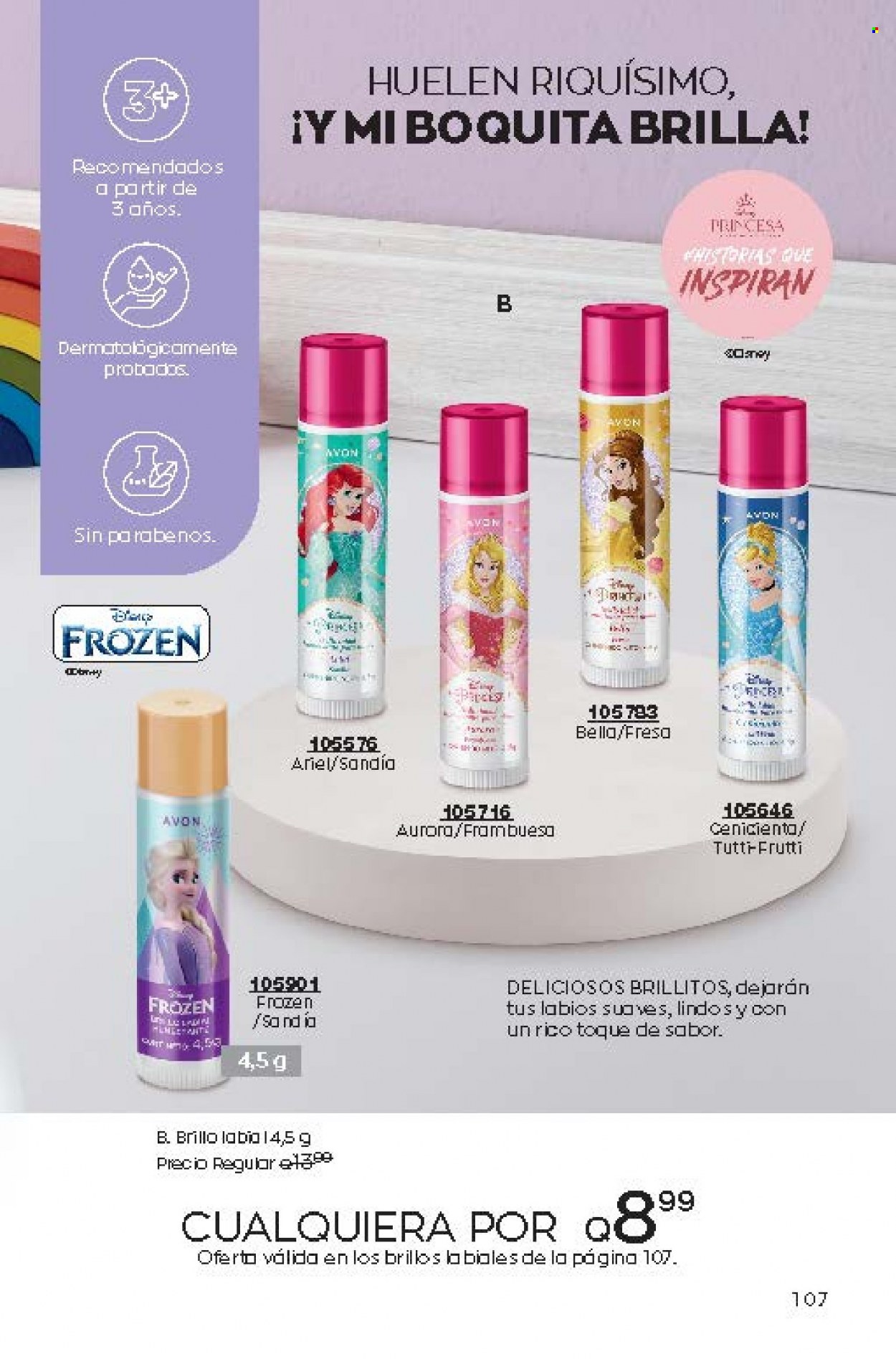 Catálogo Avon. Página 107