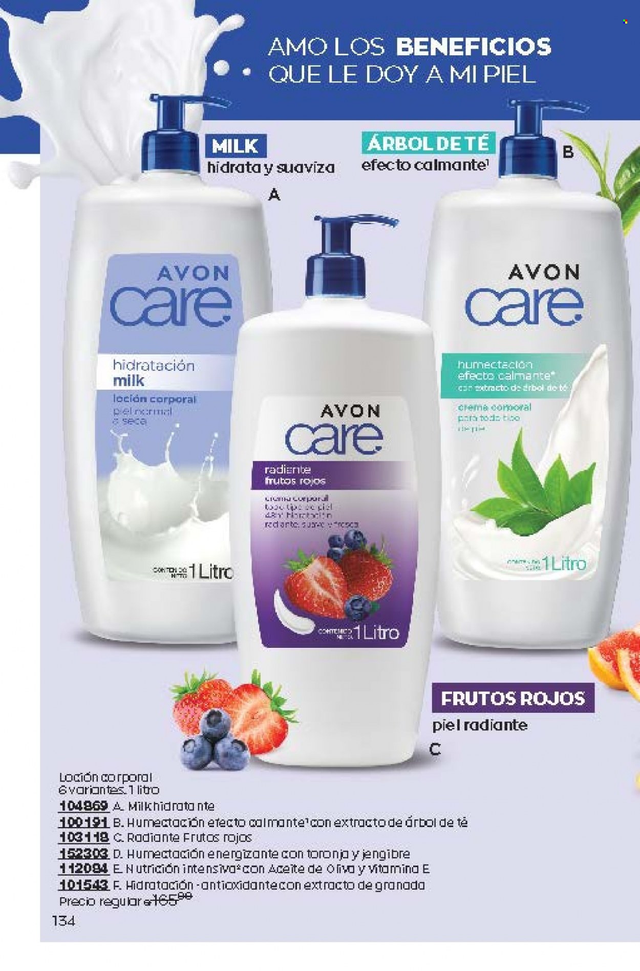 Catálogo Avon. Página 134