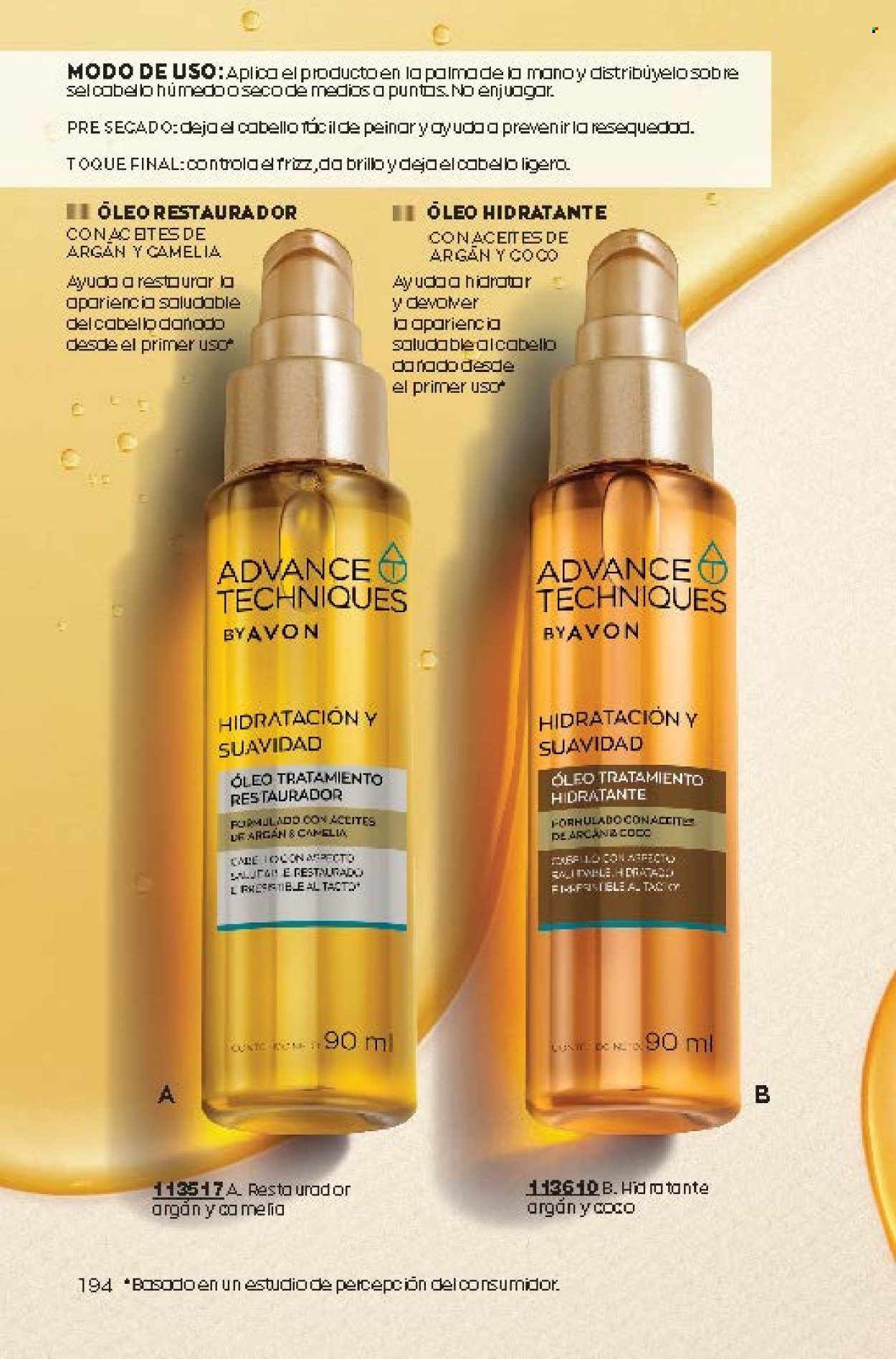 Catálogo Avon. Página 194