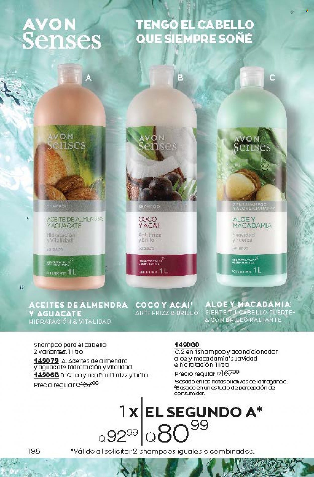 Catálogo Avon. Página 198