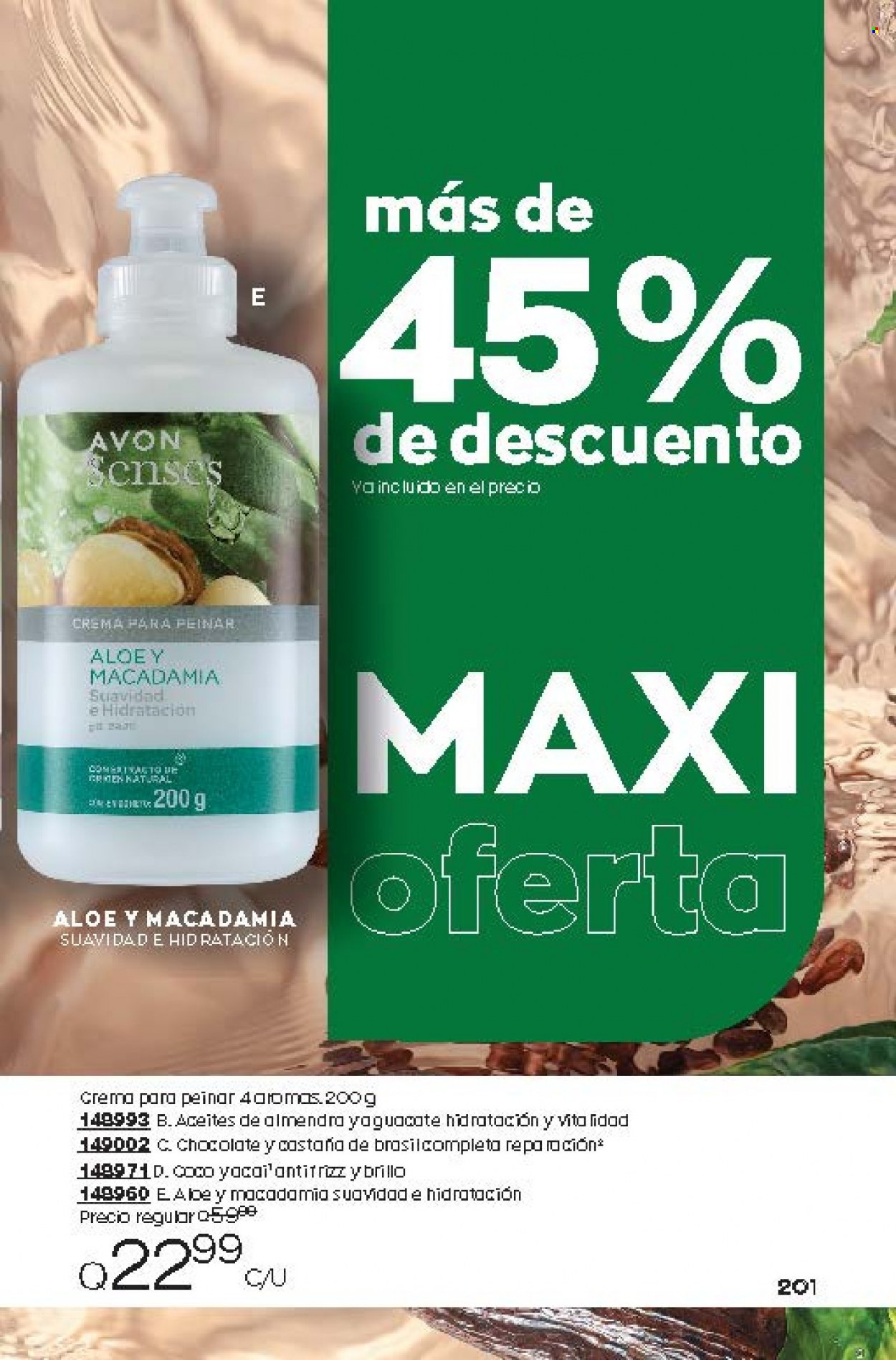Catálogo Avon. Página 201