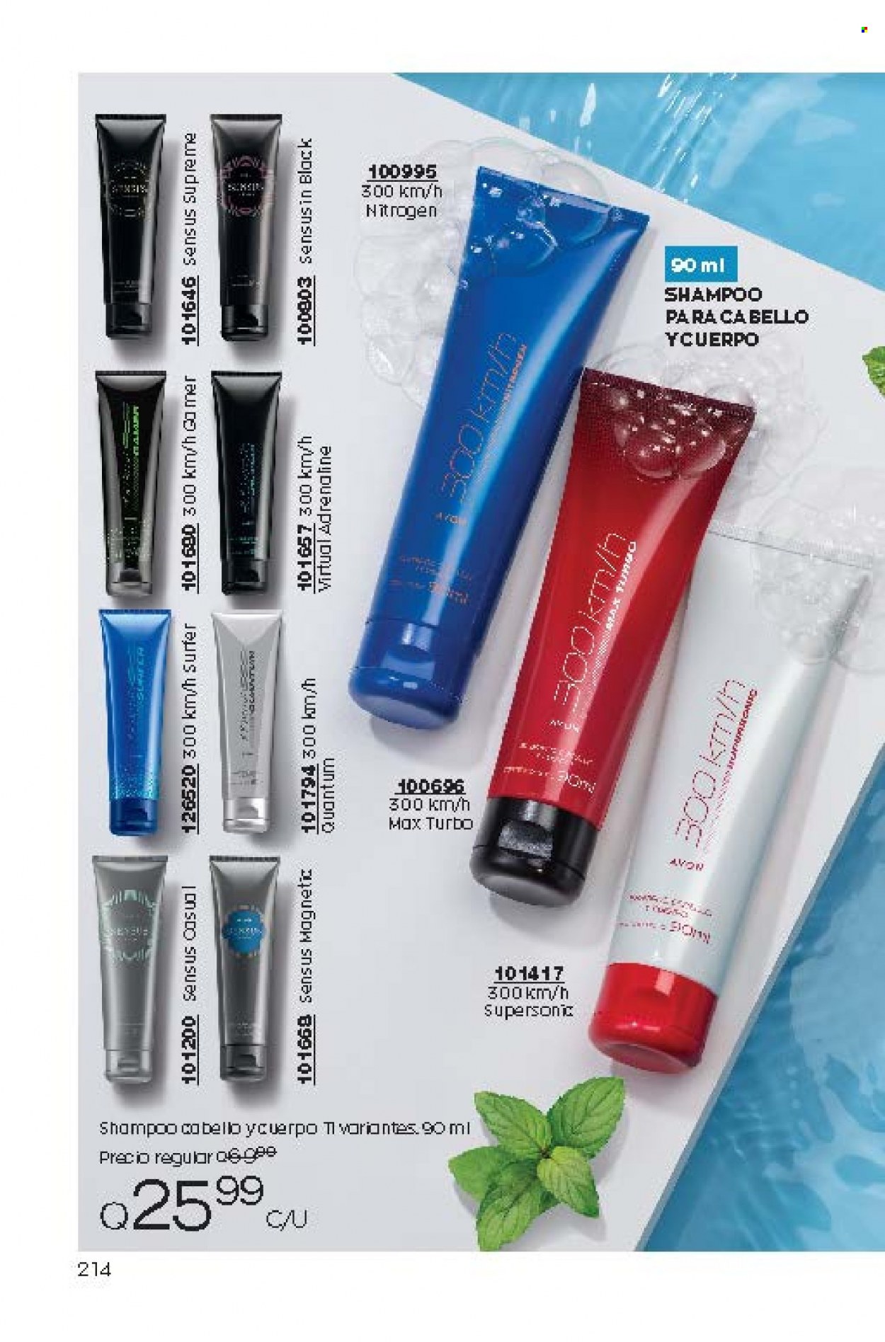 Catálogo Avon. Página 214
