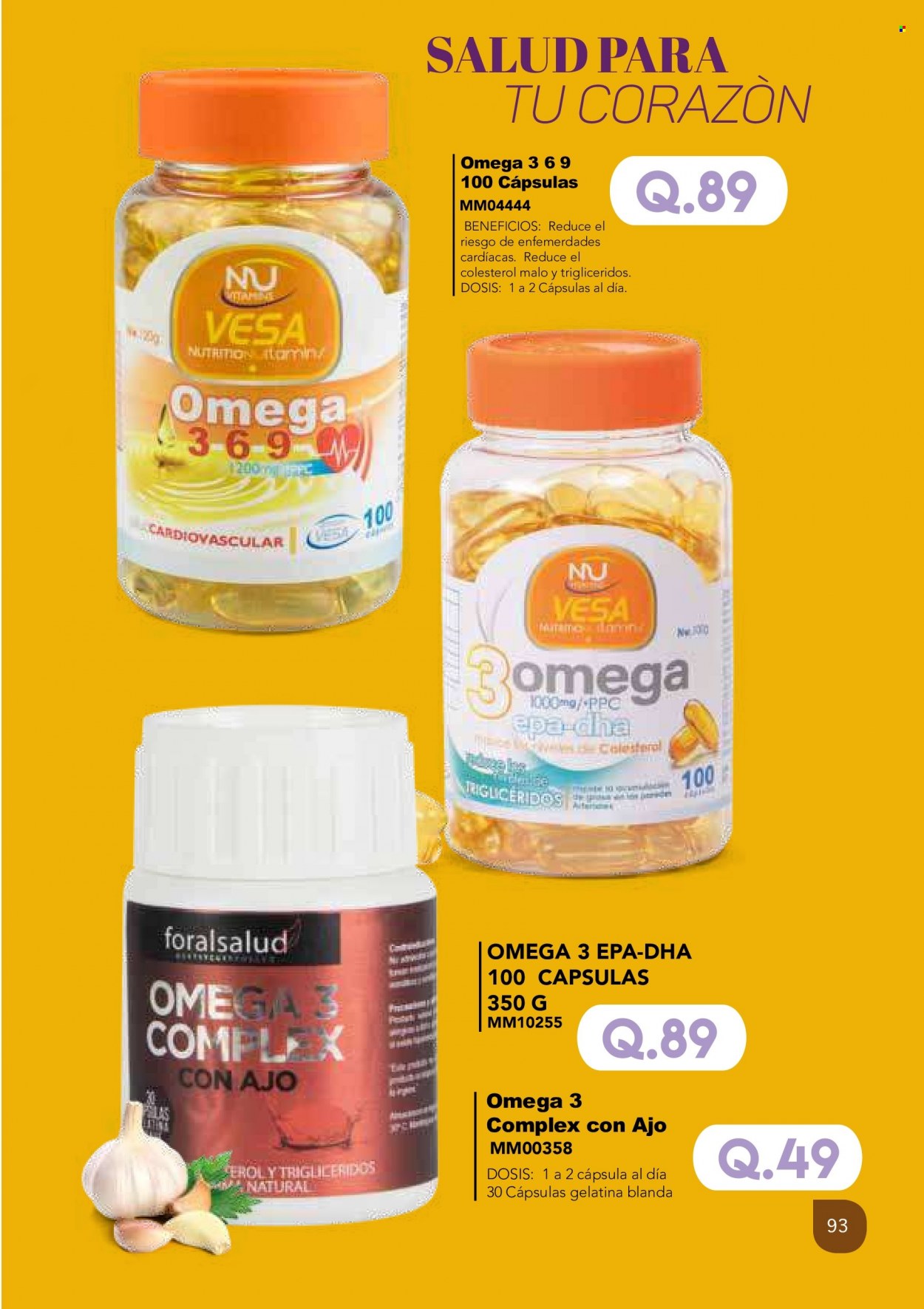 thumbnail - Folleto actual Multimodas - Ventas - omega-3, cápsulas. Página 545.