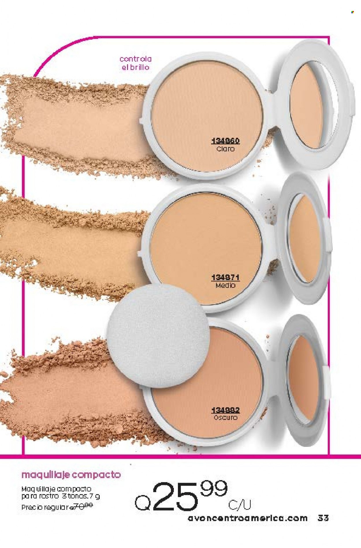 Catálogo Avon. Página 33