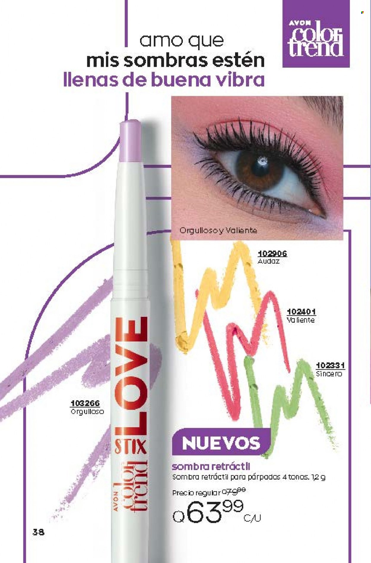 Catálogo Avon. Página 38