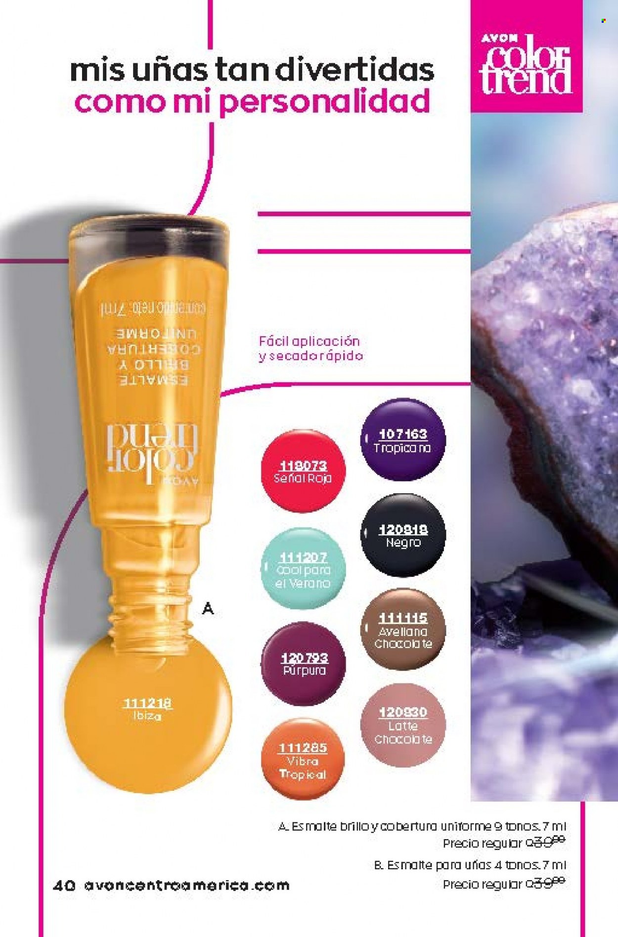 Catálogo Avon. Página 40
