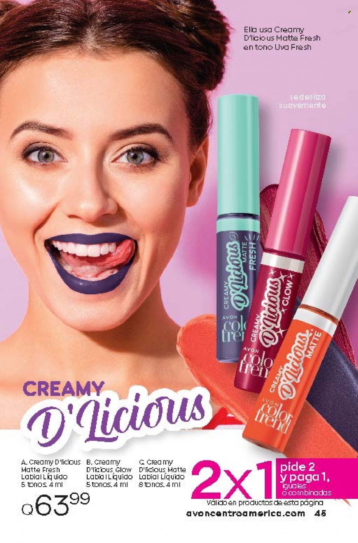 Catálogo Avon. Página 45