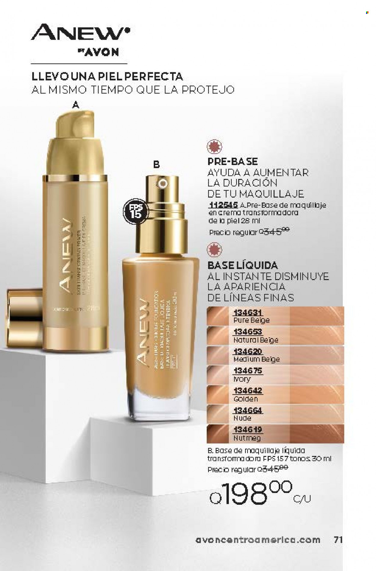 Catálogo Avon. Página 71