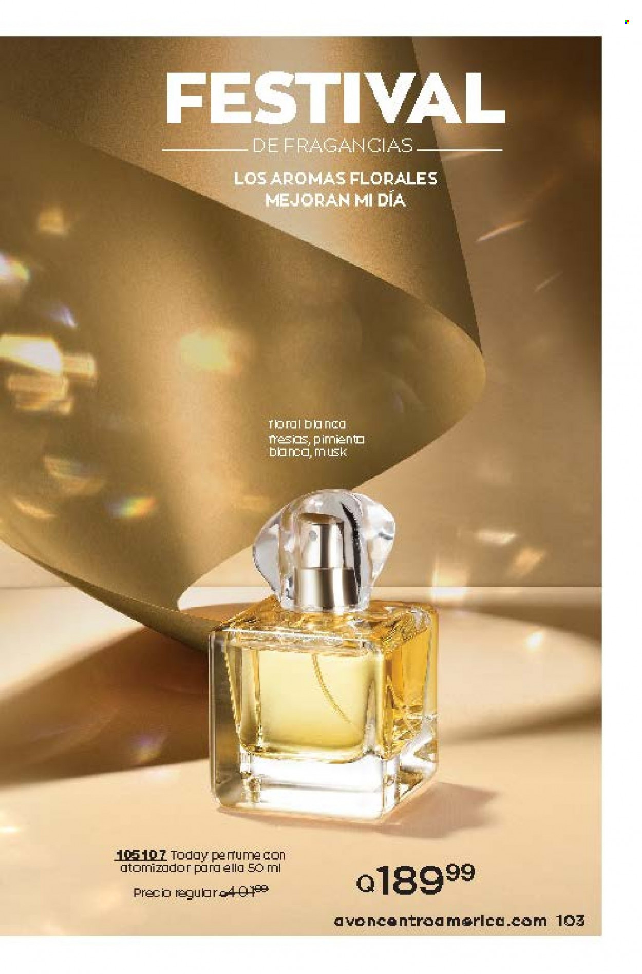 Catálogo Avon. Página 103