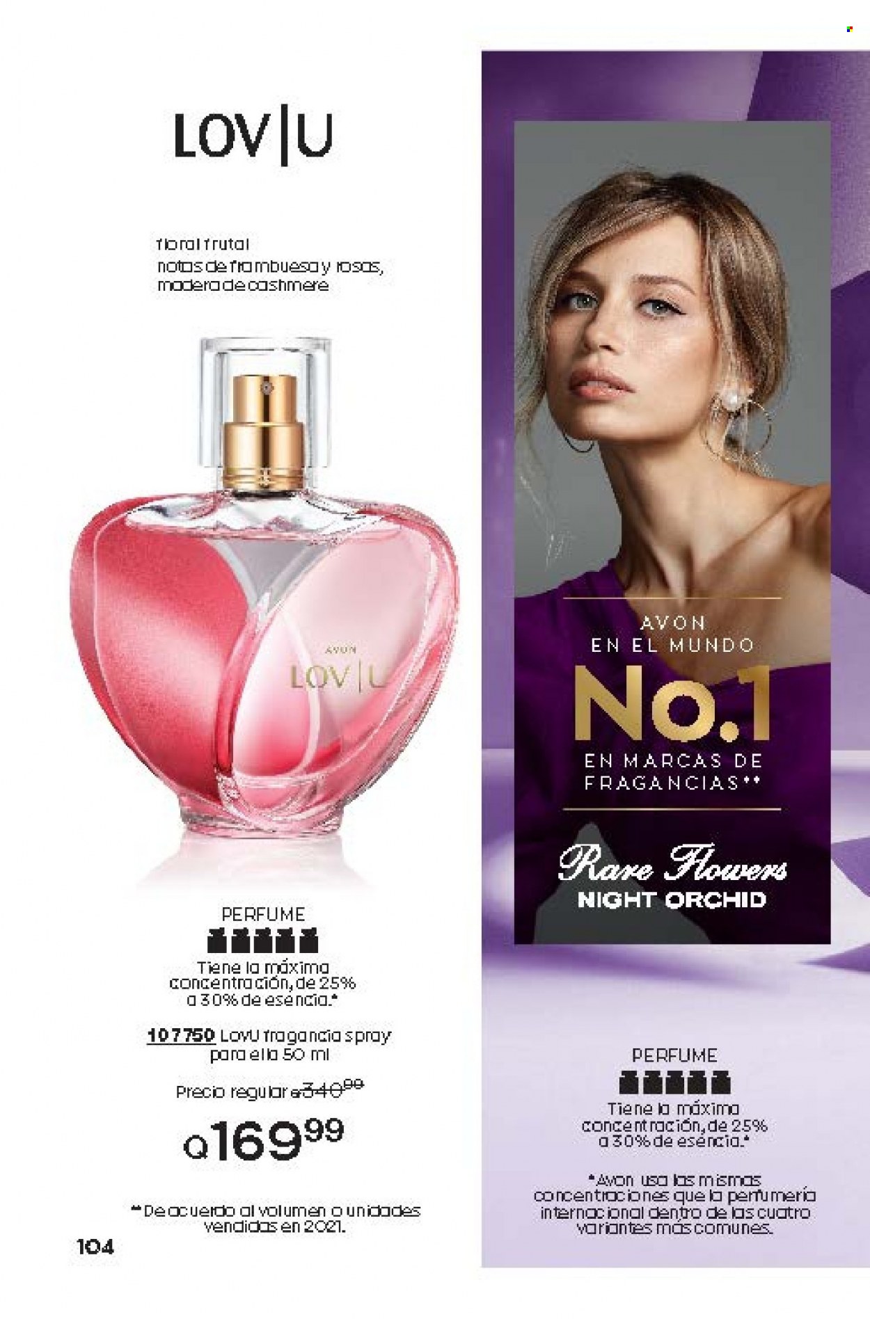 Catálogo Avon. Página 104