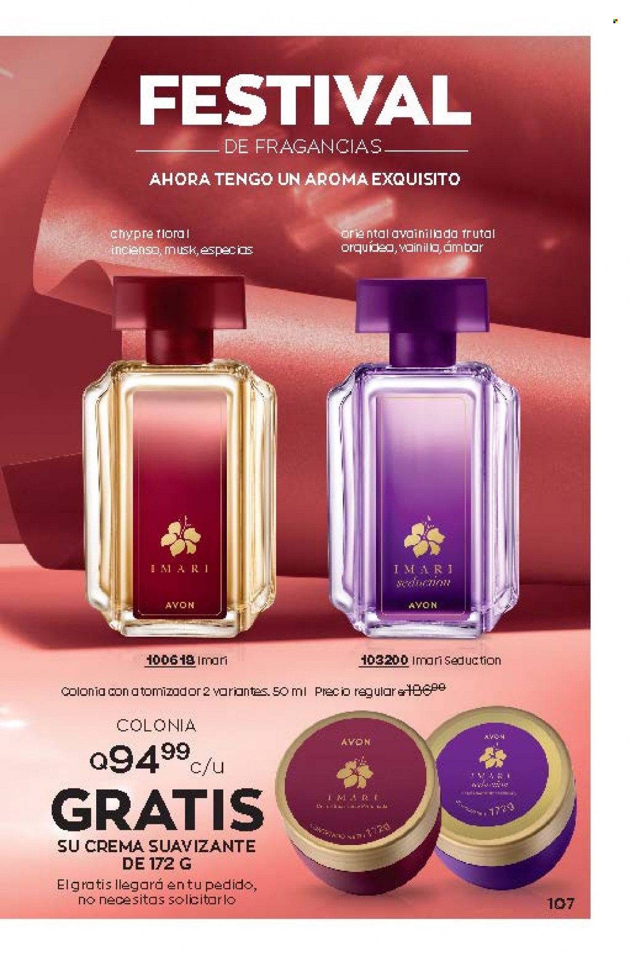 Catálogo Avon. Página 107