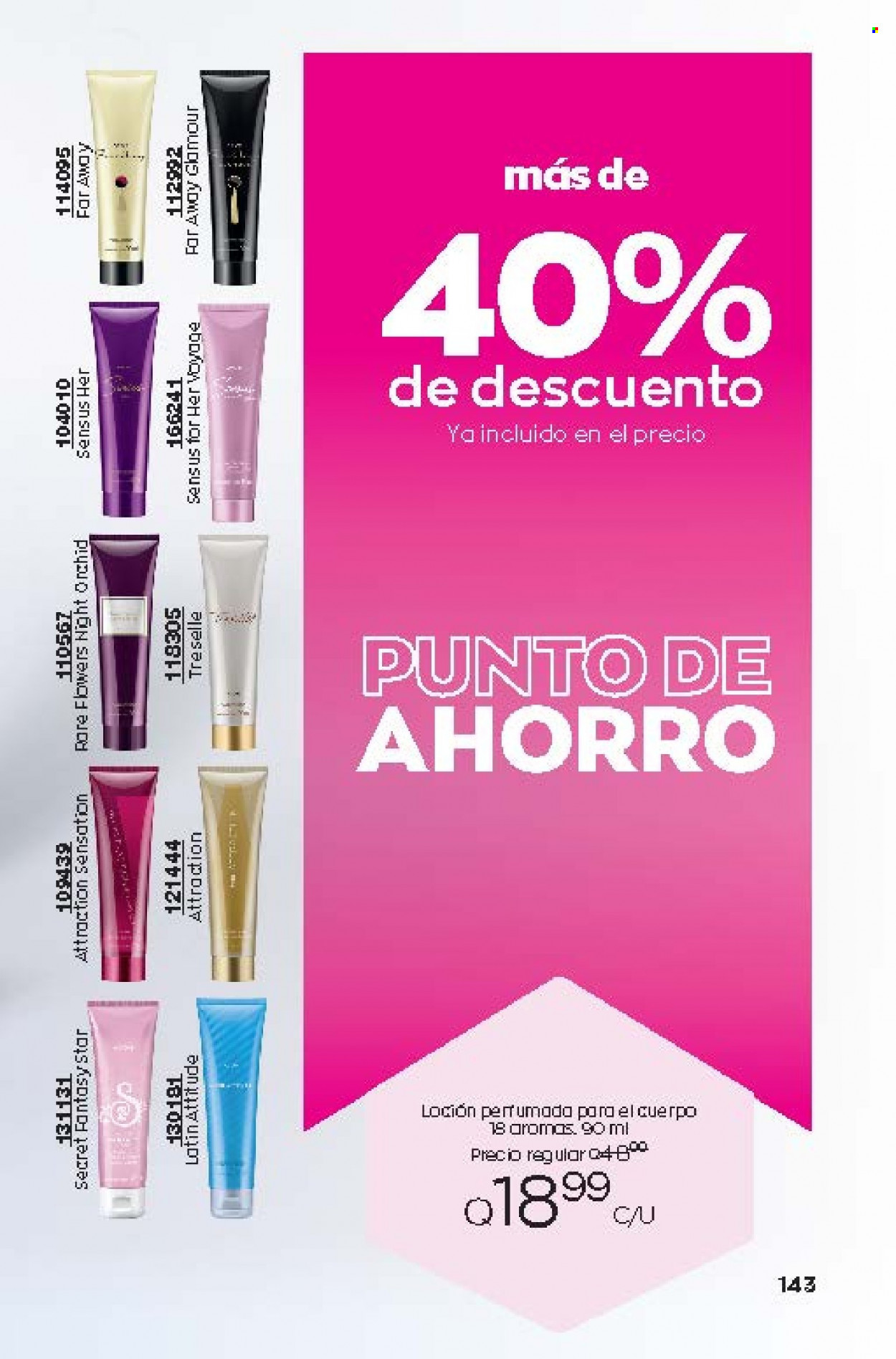 Catálogo Avon. Página 143