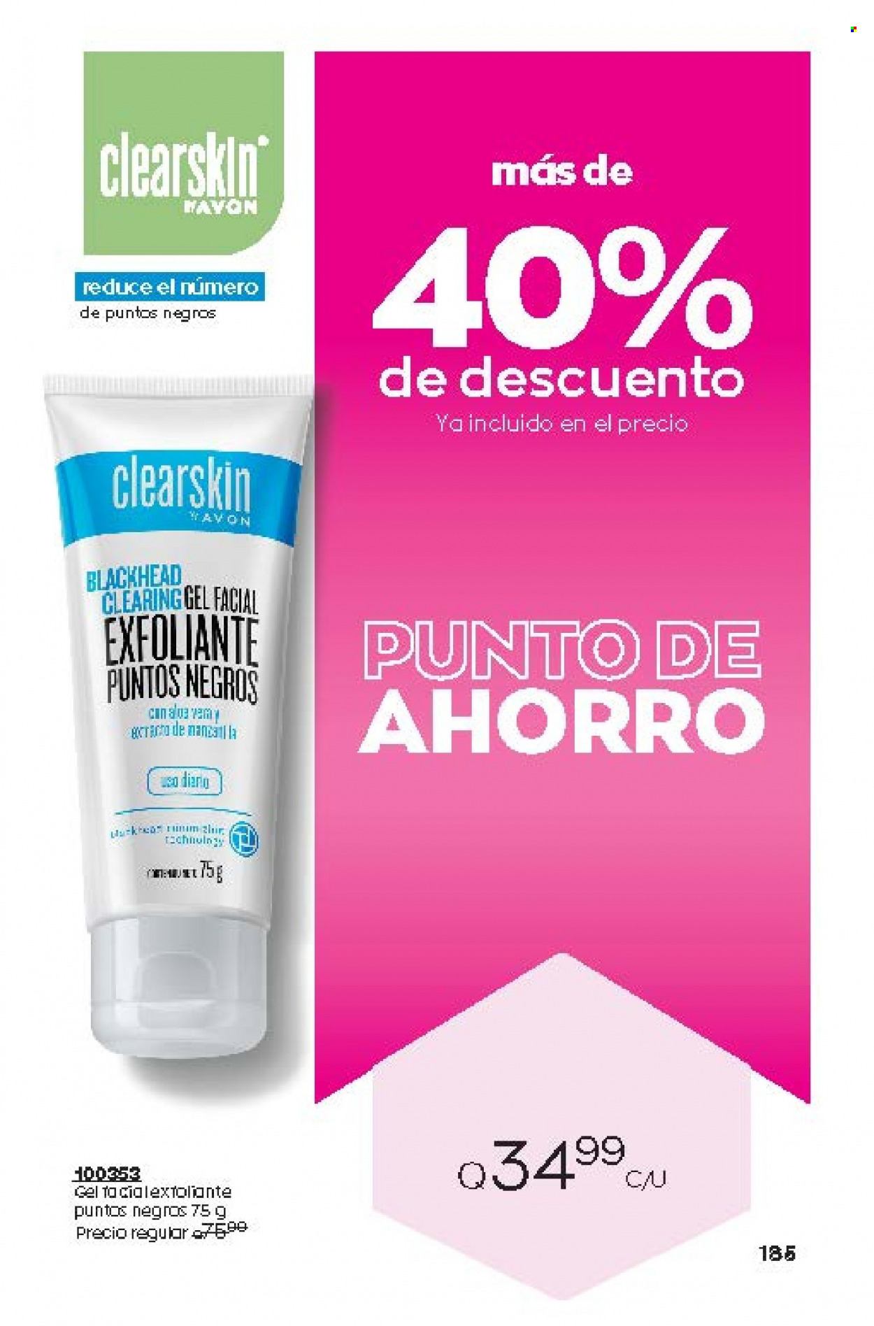 Catálogo Avon. Página 185