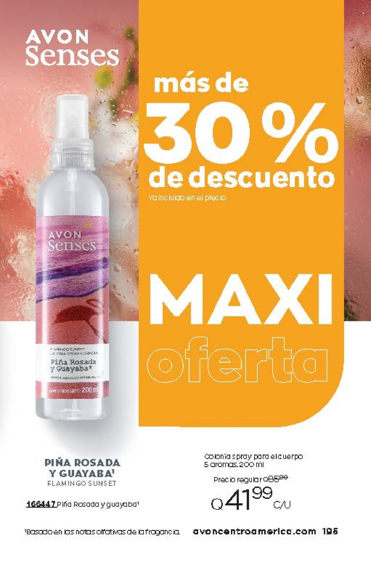 Catálogo Avon. Página 195