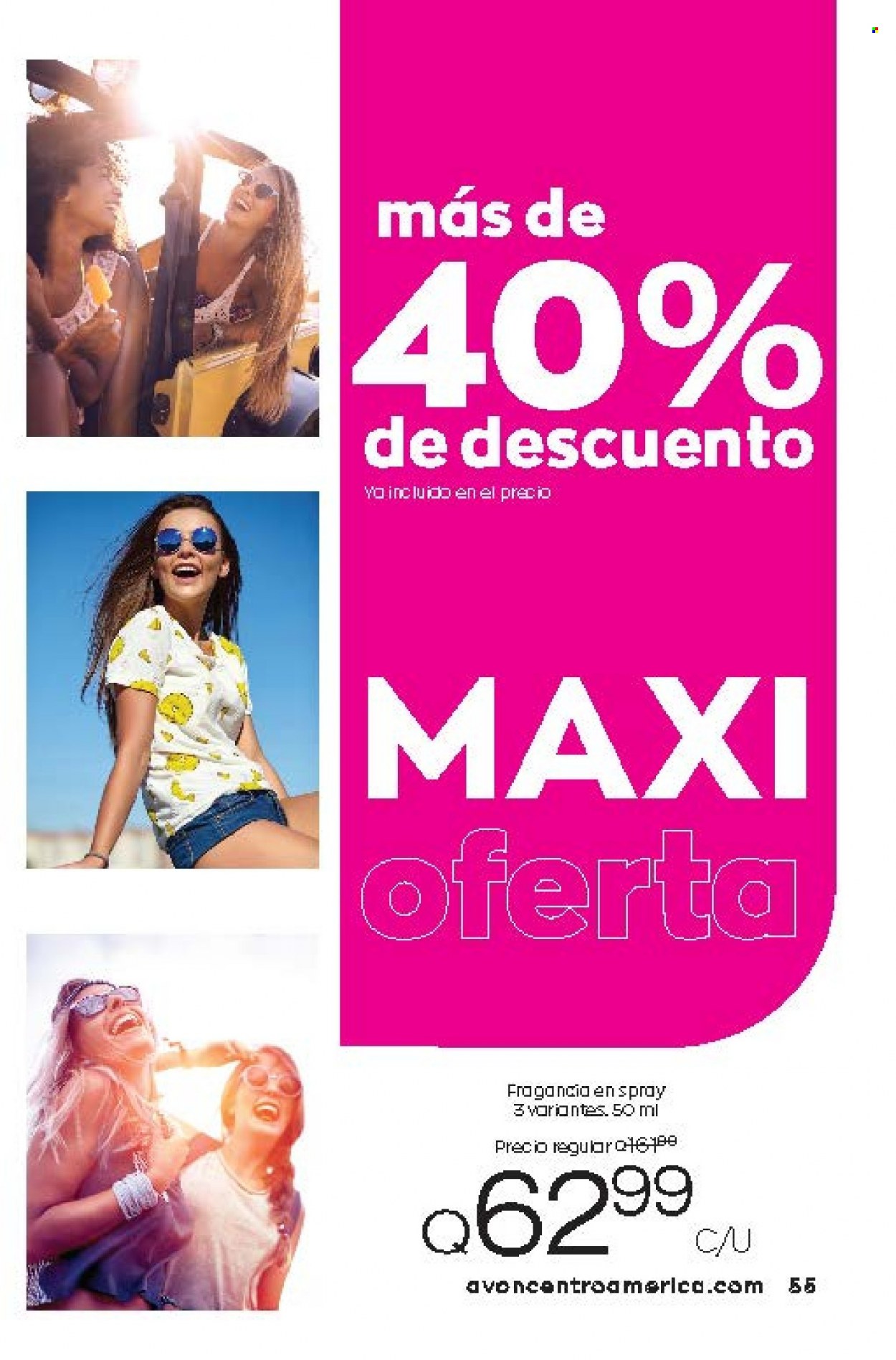 Catálogo Avon. Página 55