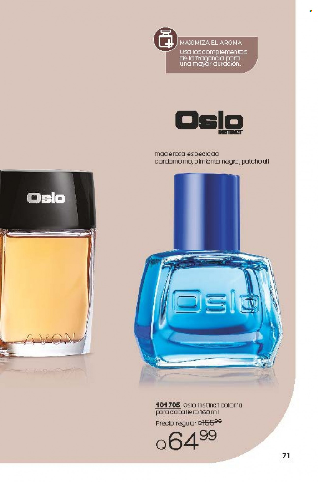 Catálogo Avon. Página 71