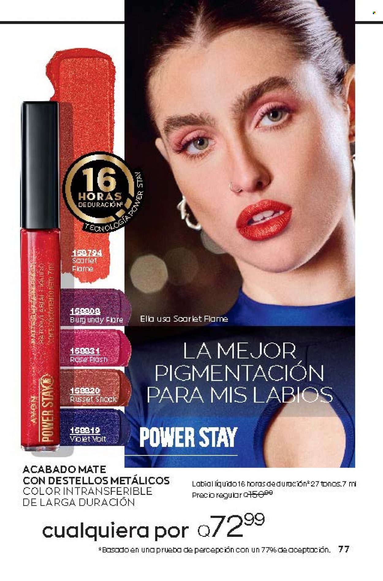 Catálogo Avon. Página 77