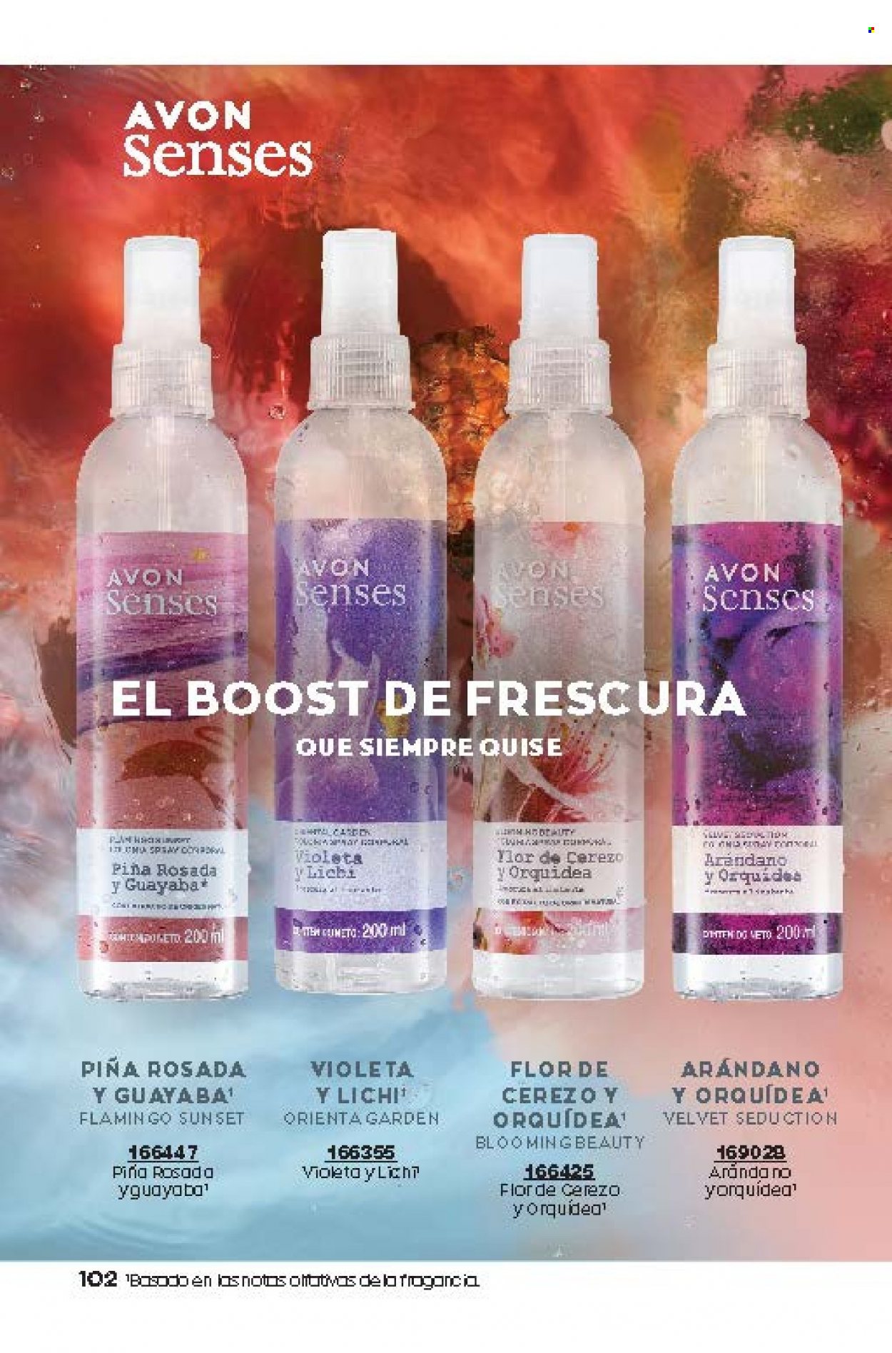 Catálogo Avon. Página 102