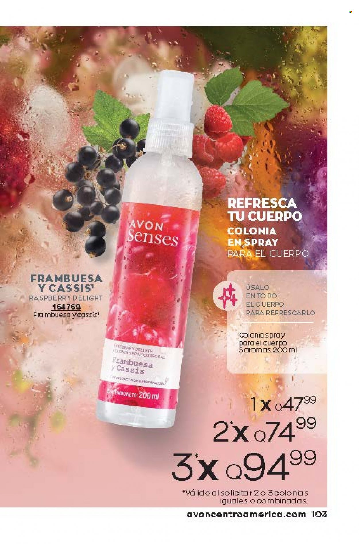 Catálogo Avon. Página 103