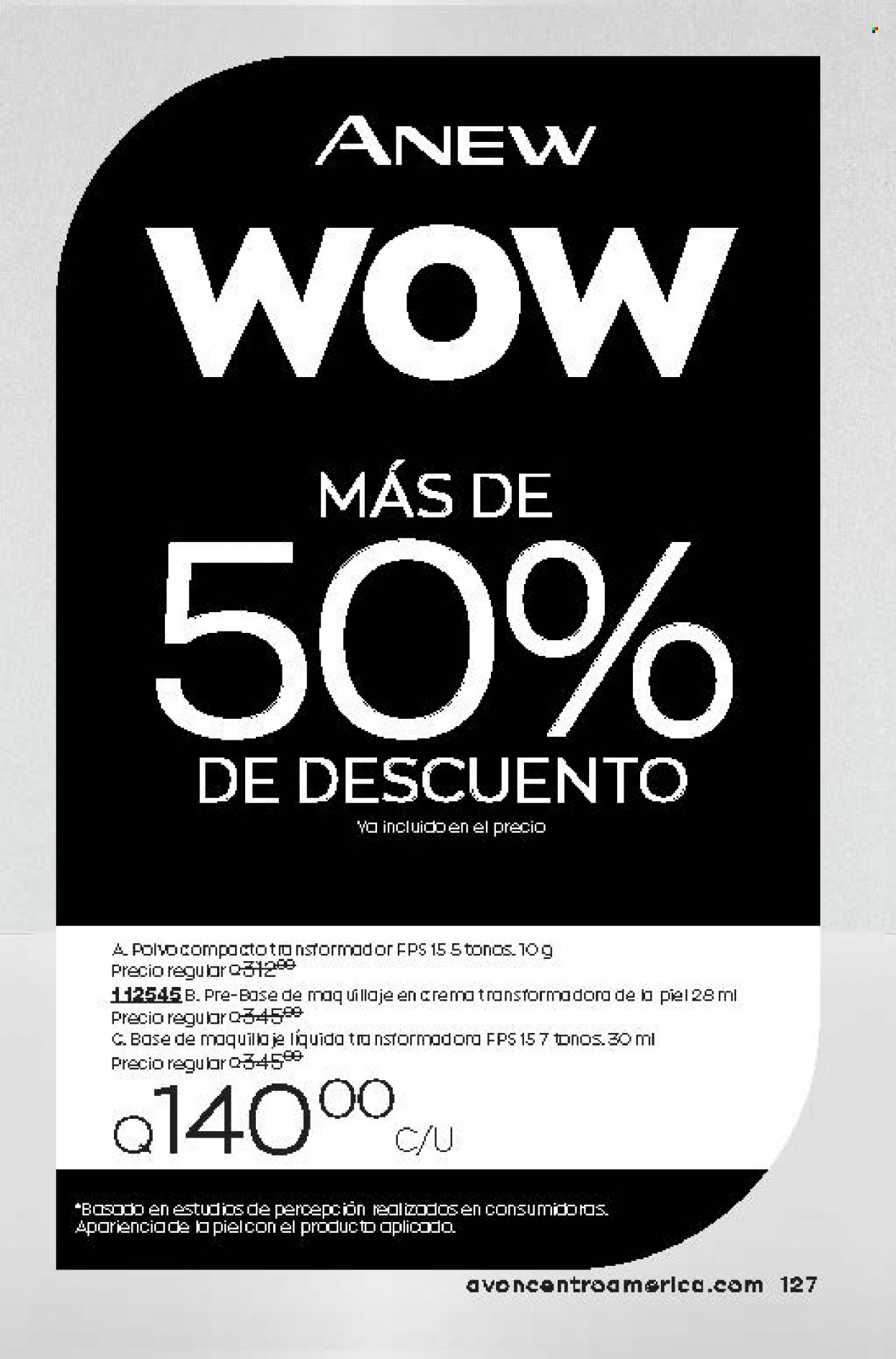 Catálogo Avon. Página 127