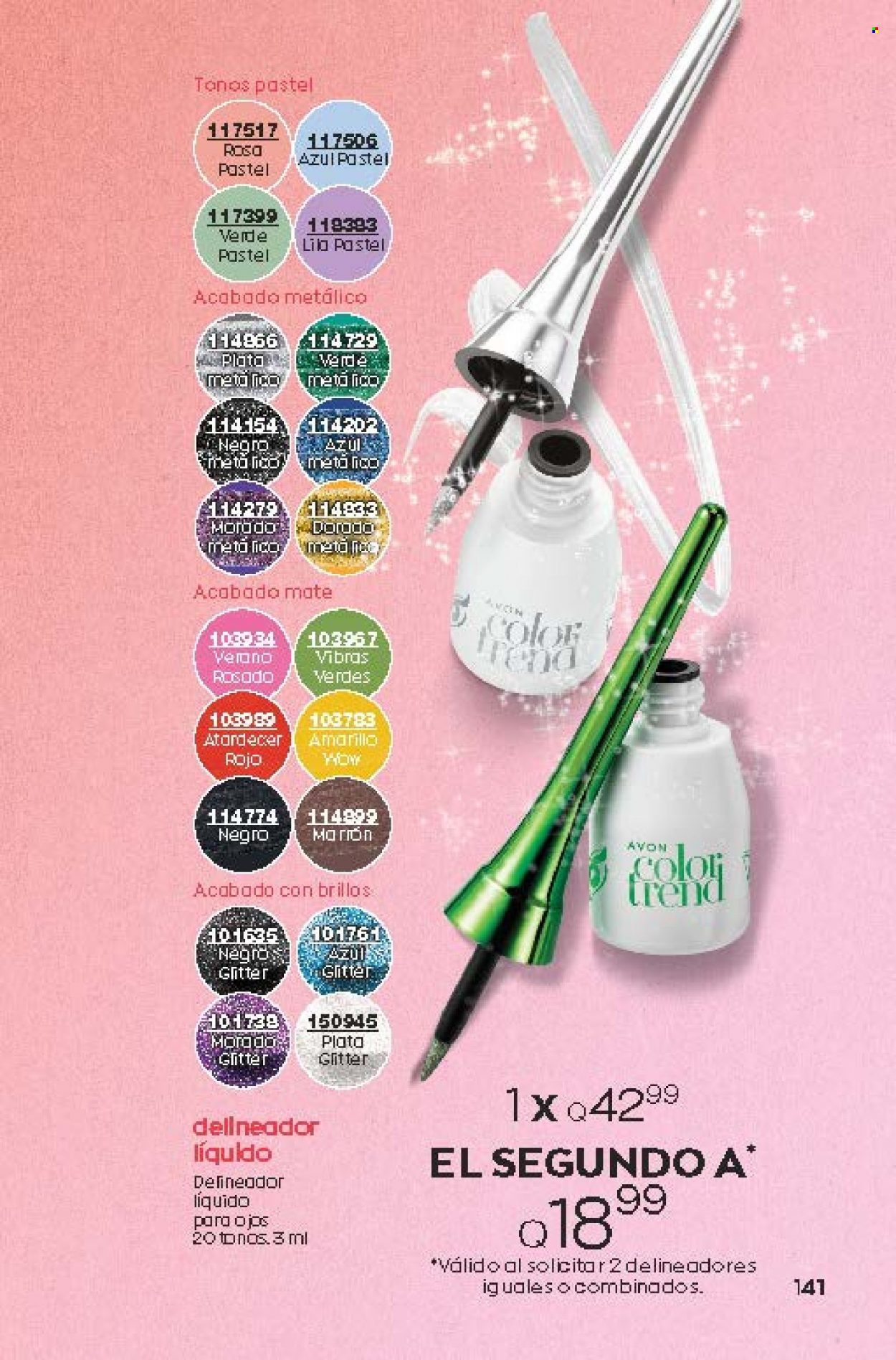 Catálogo Avon. Página 141