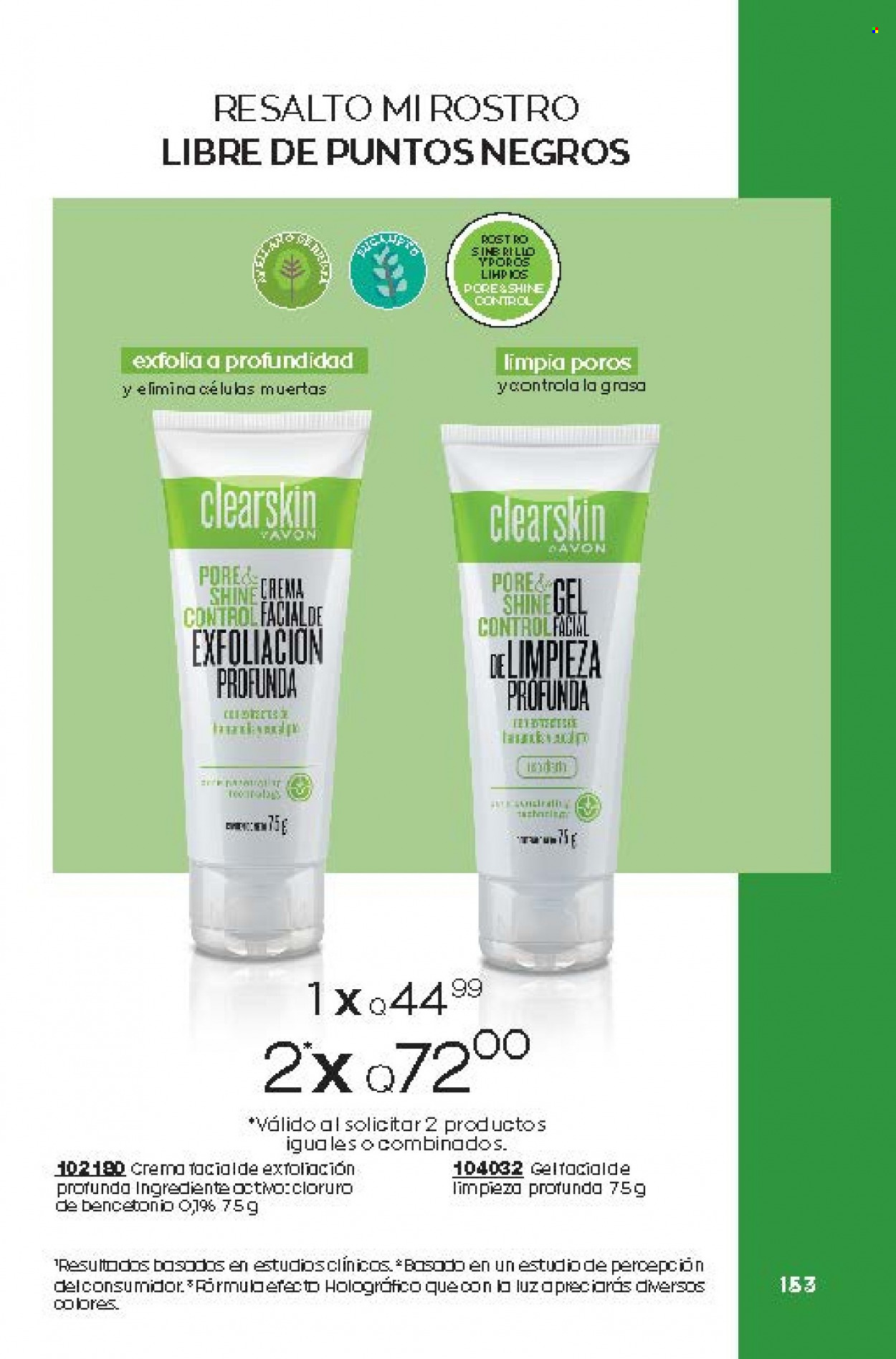 Catálogo Avon. Página 153