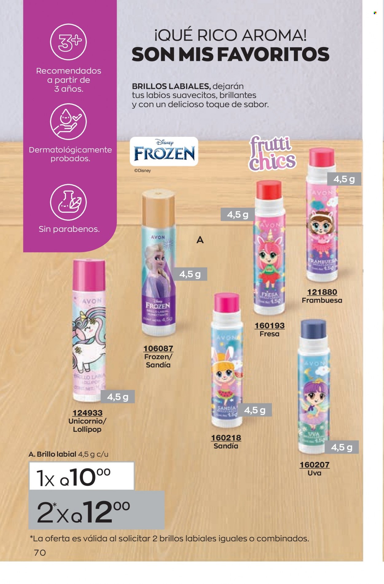 Catálogo Avon. Página 70