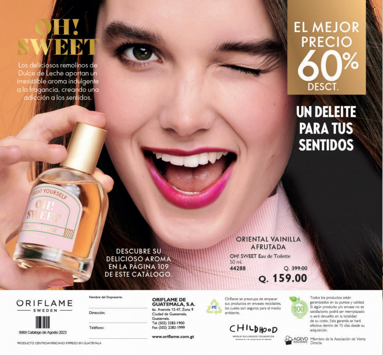 Catálogo Oriflame - 1.8.2023 - 31.8.2023. Página 138