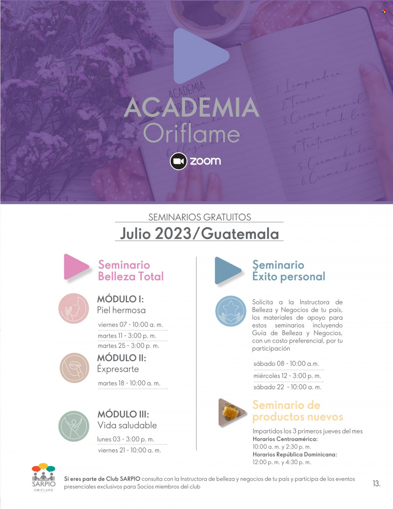 Catálogo Oriflame - 1.7.2023 - 31.7.2023. Página 13