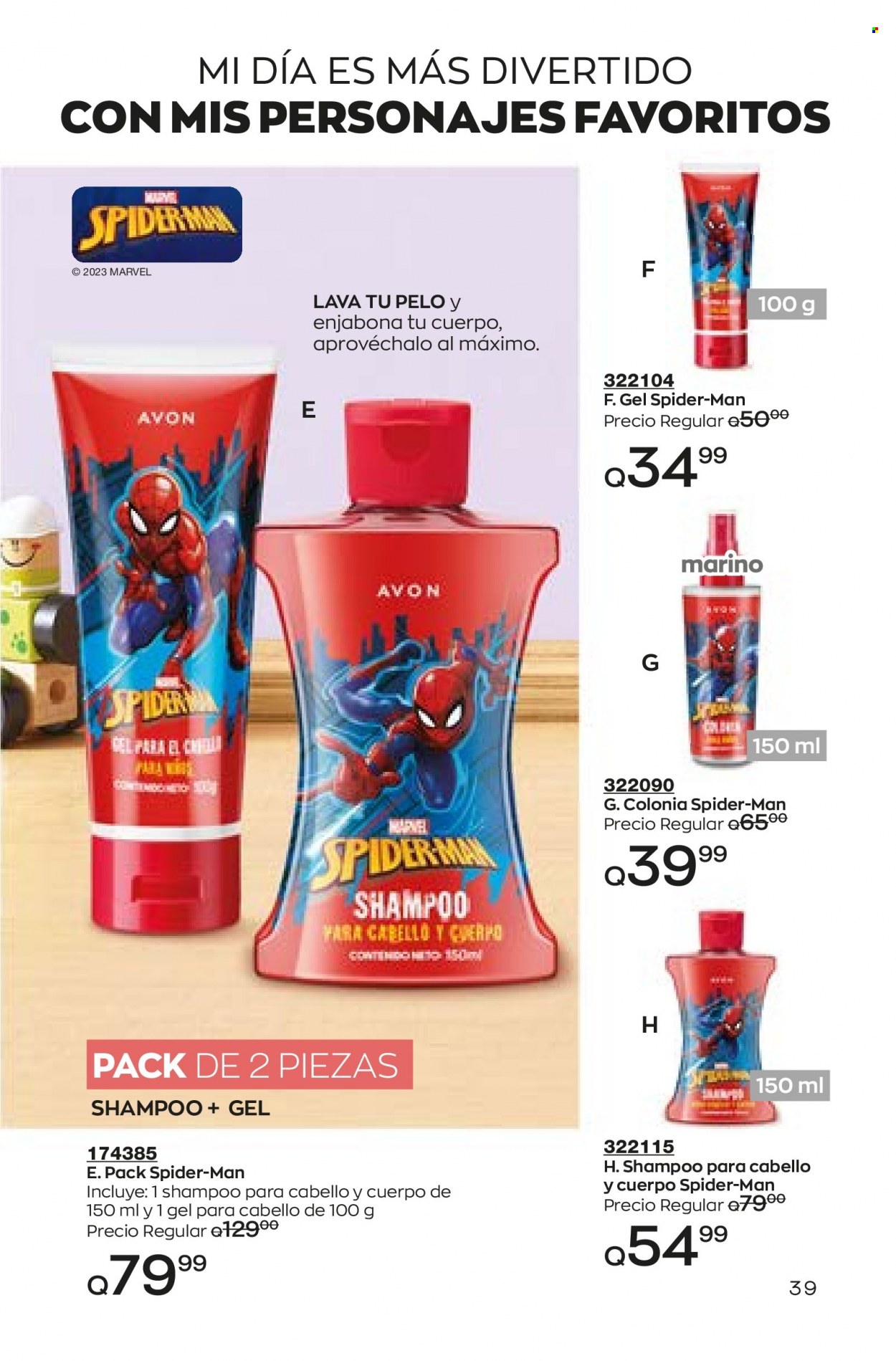 Catálogo Avon. Página 39