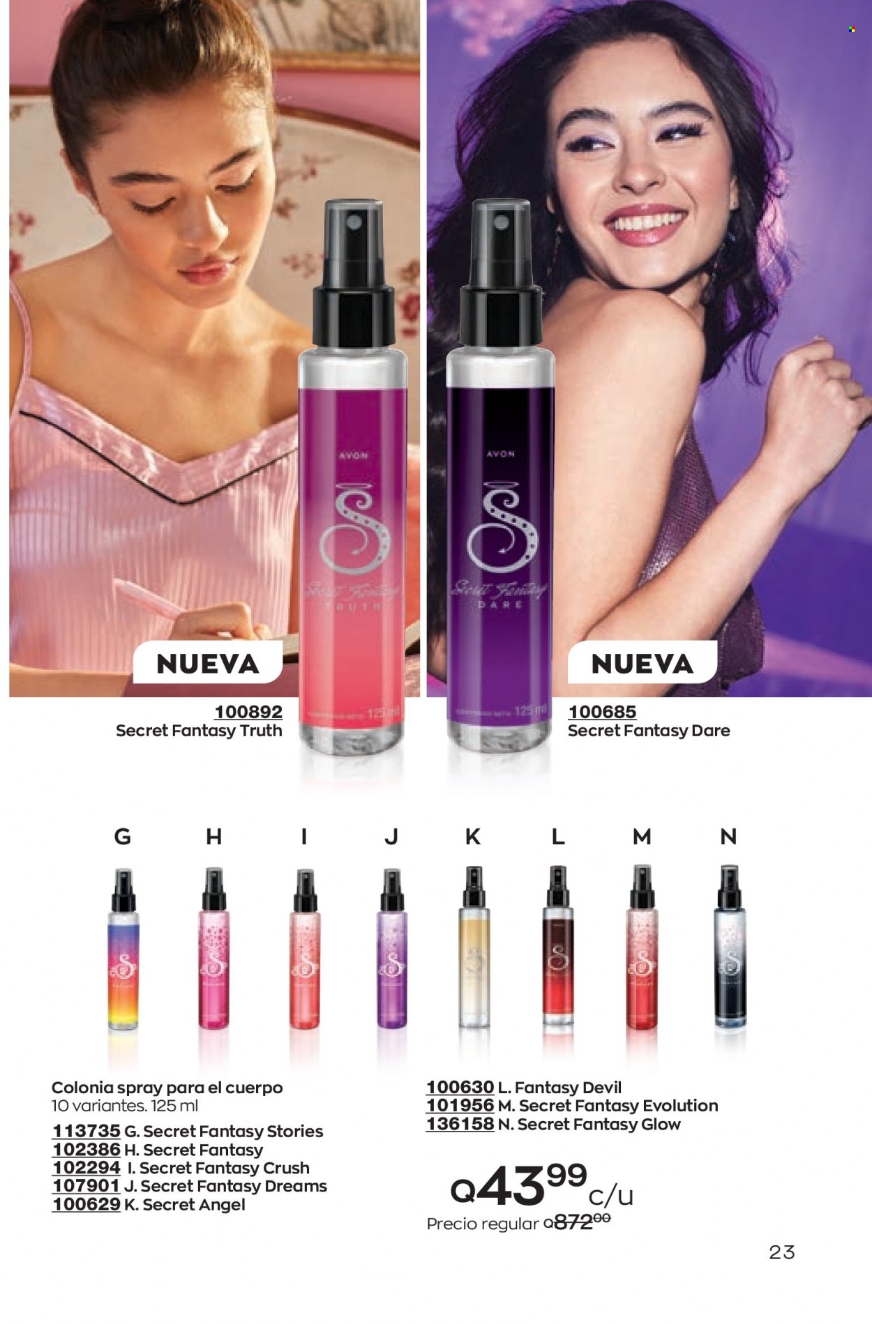 Catálogo Avon. Página 23