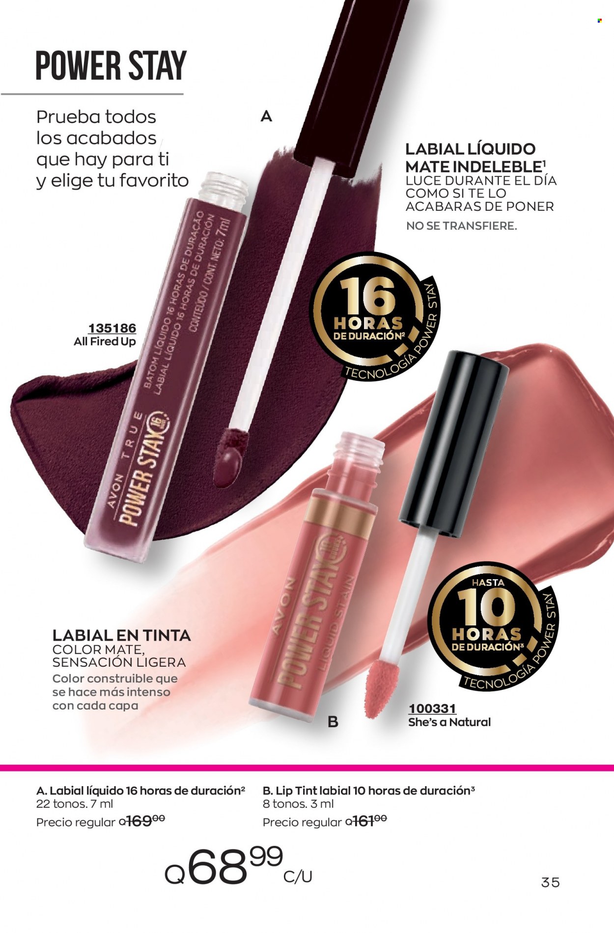 Catálogo Avon. Página 35