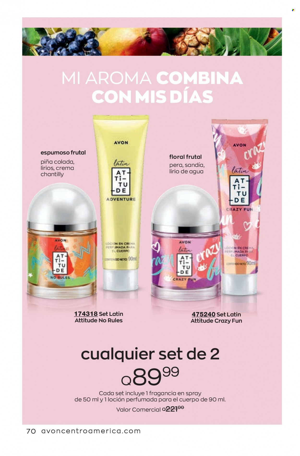 Catálogo Avon. Página 70