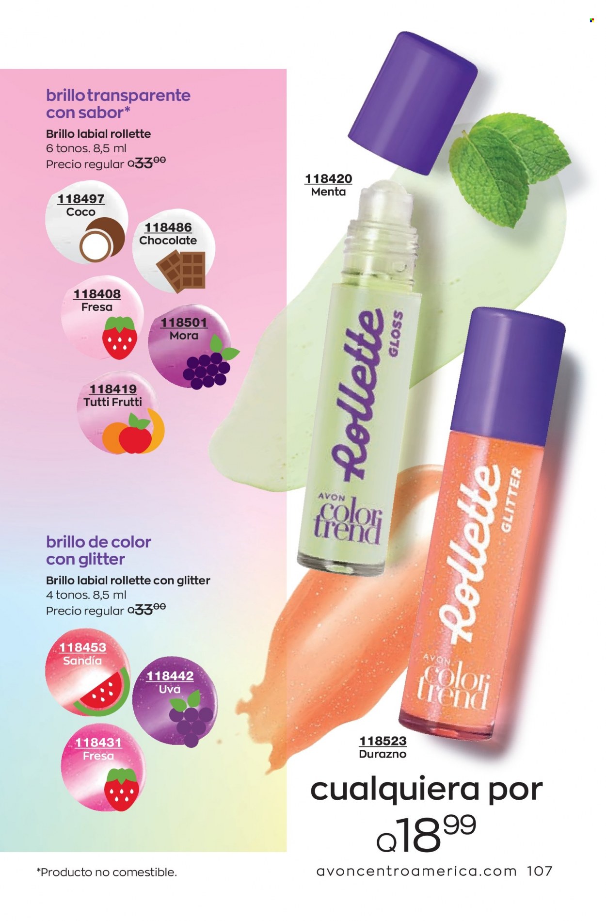 Catálogo Avon. Página 107