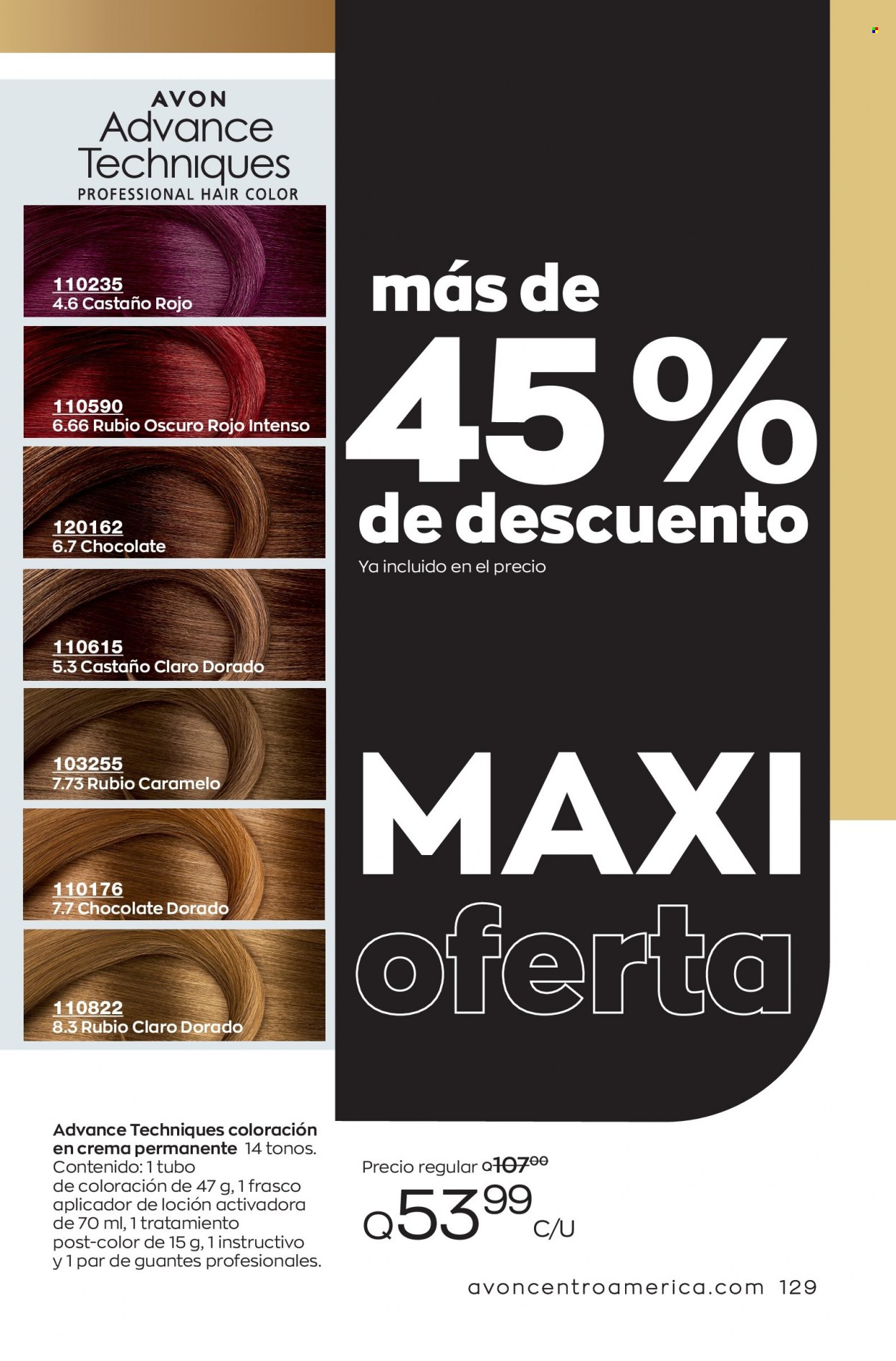 Catálogo Avon. Página 129