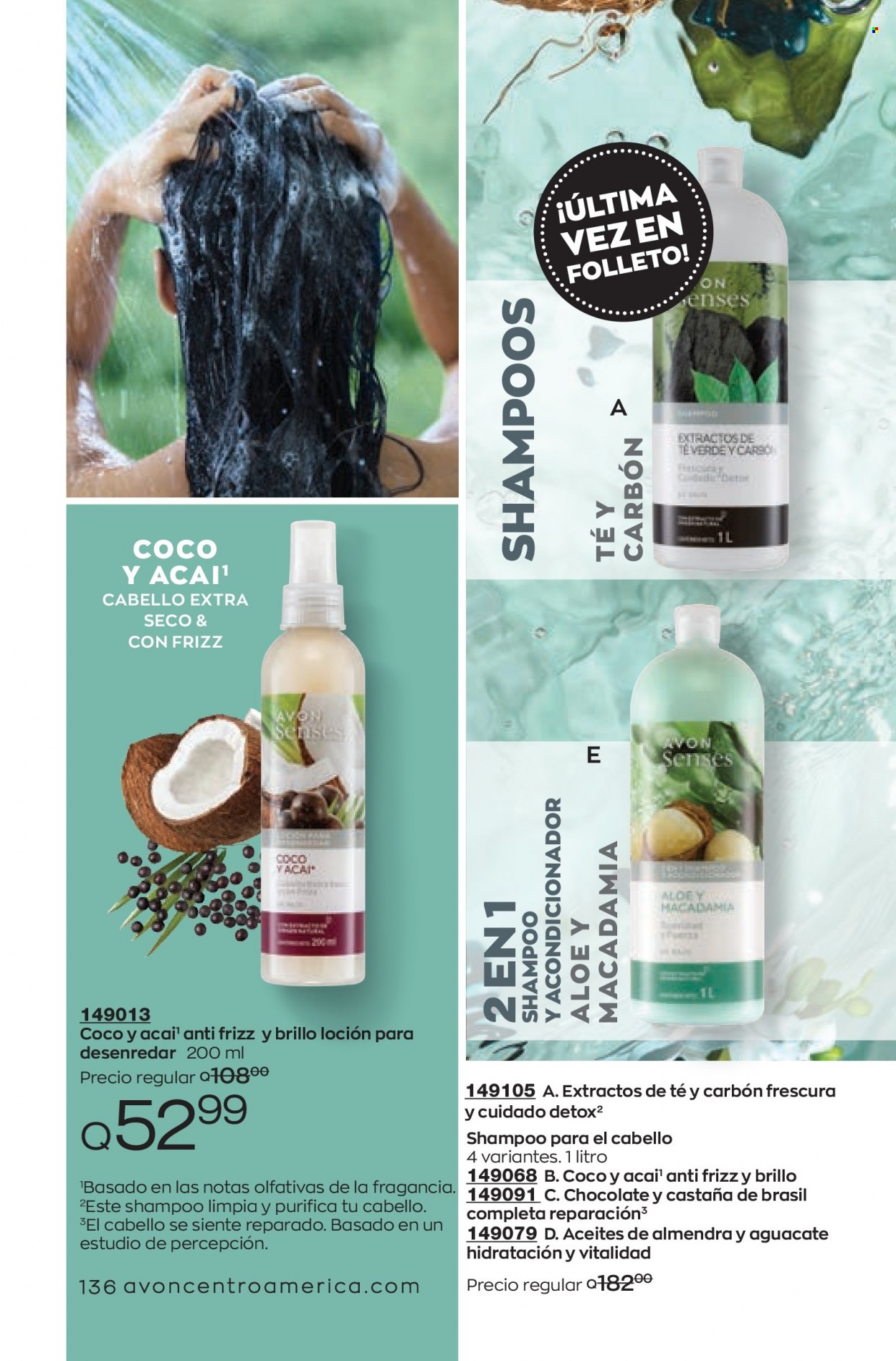 Catálogo Avon. Página 136
