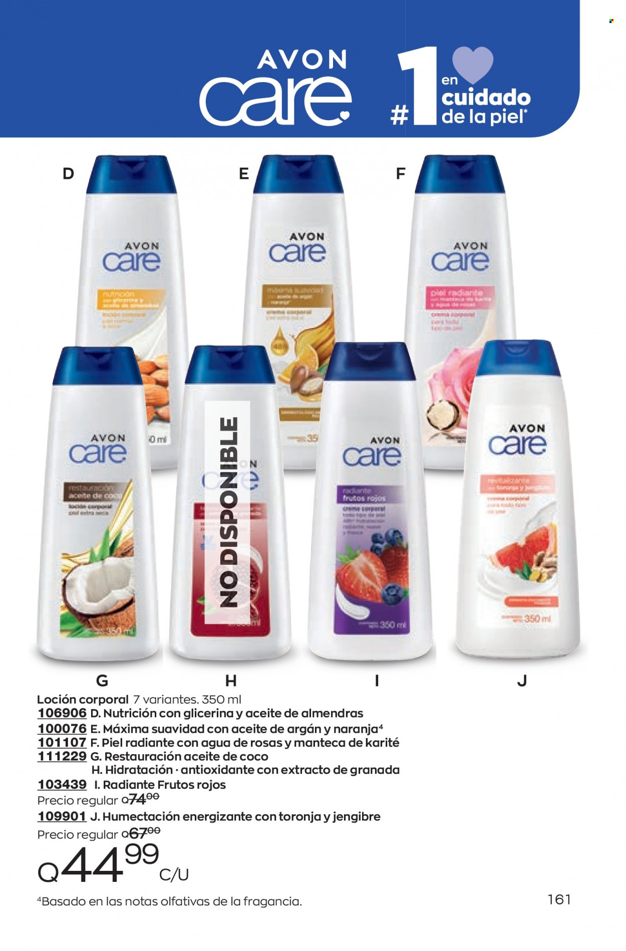 Catálogo Avon. Página 161