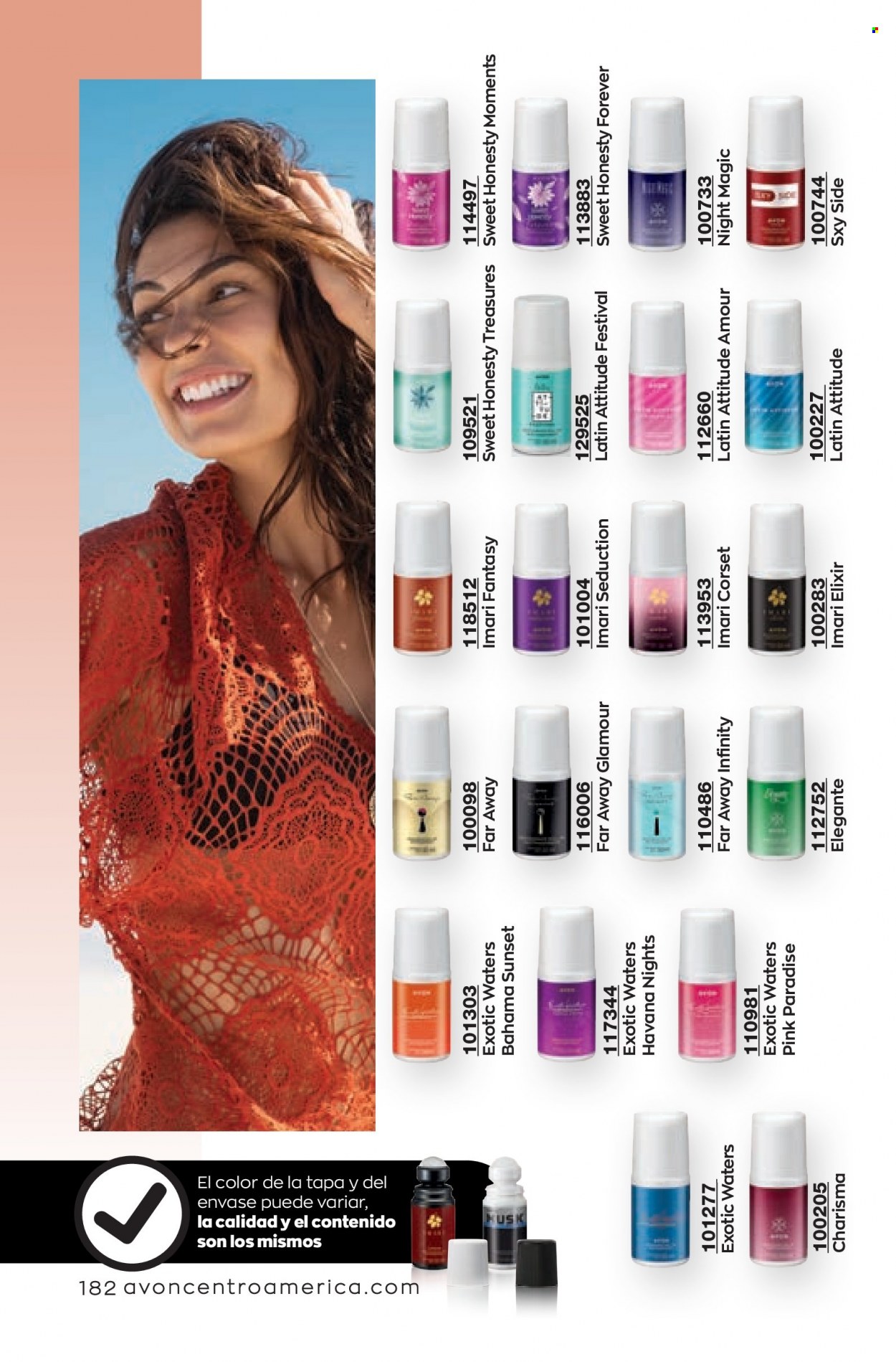 Catálogo Avon. Página 182