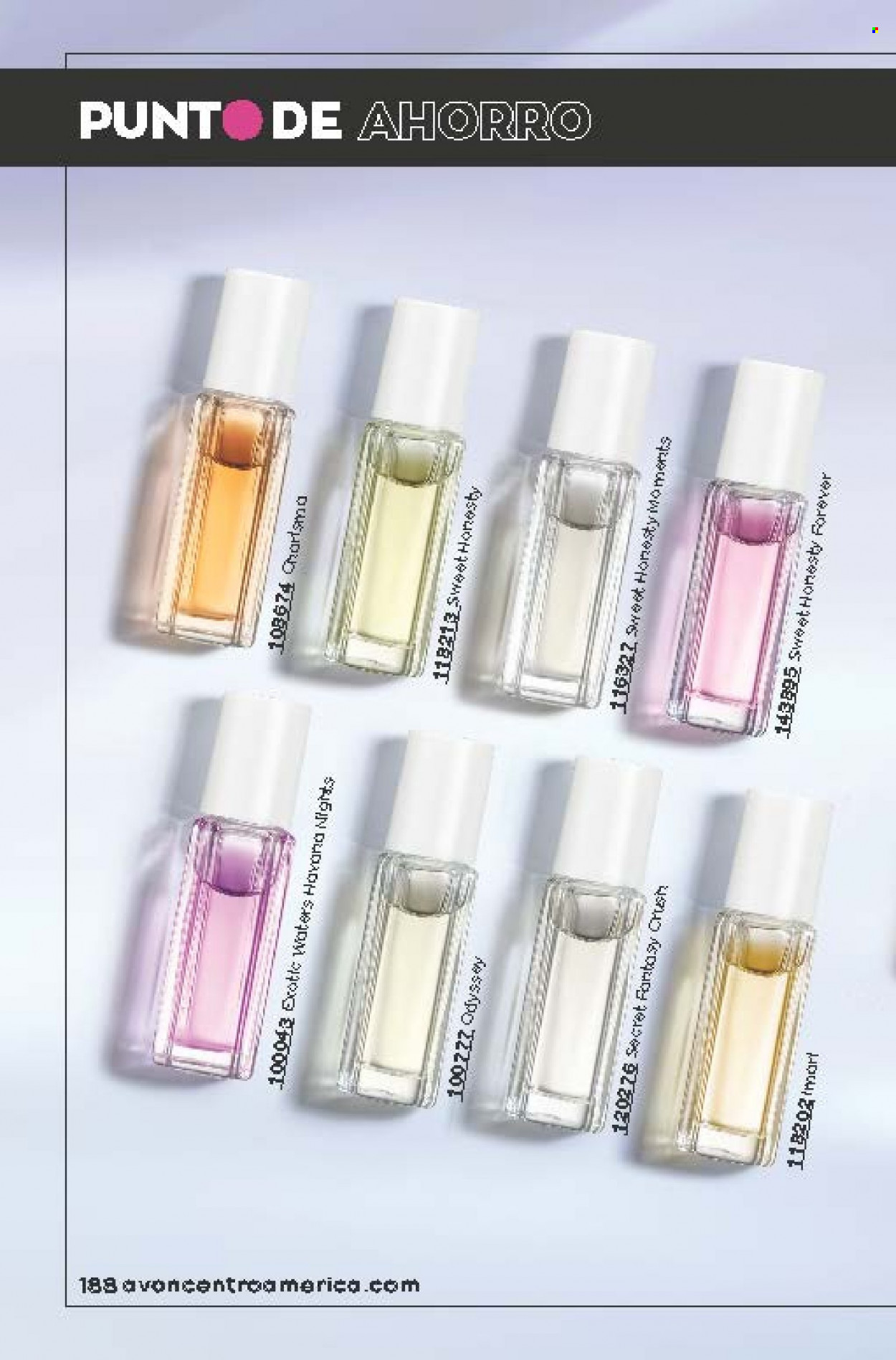 Catálogo Avon. Página 188
