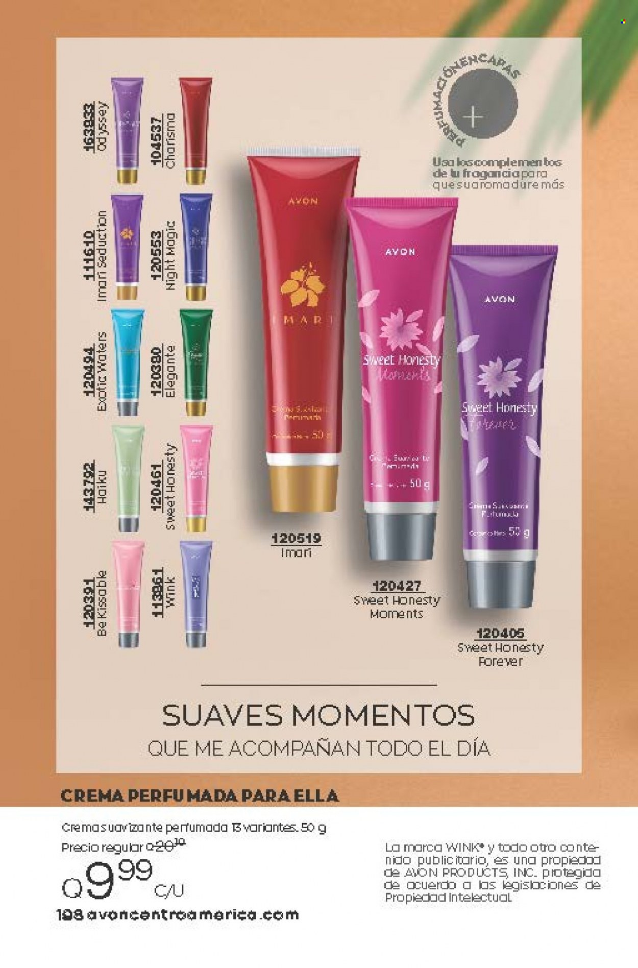 Catálogo Avon. Página 198