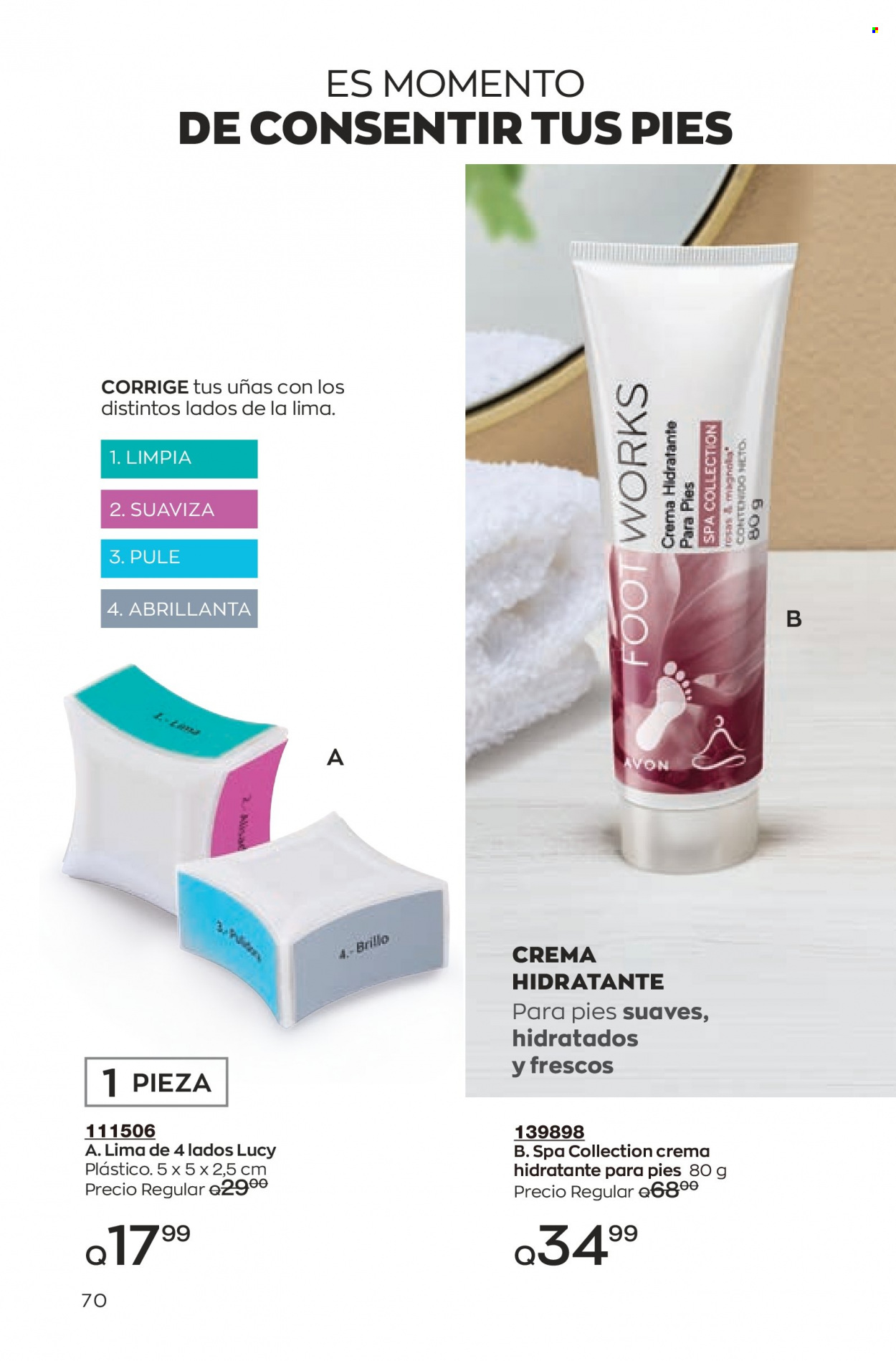 Catálogo Avon. Página 70