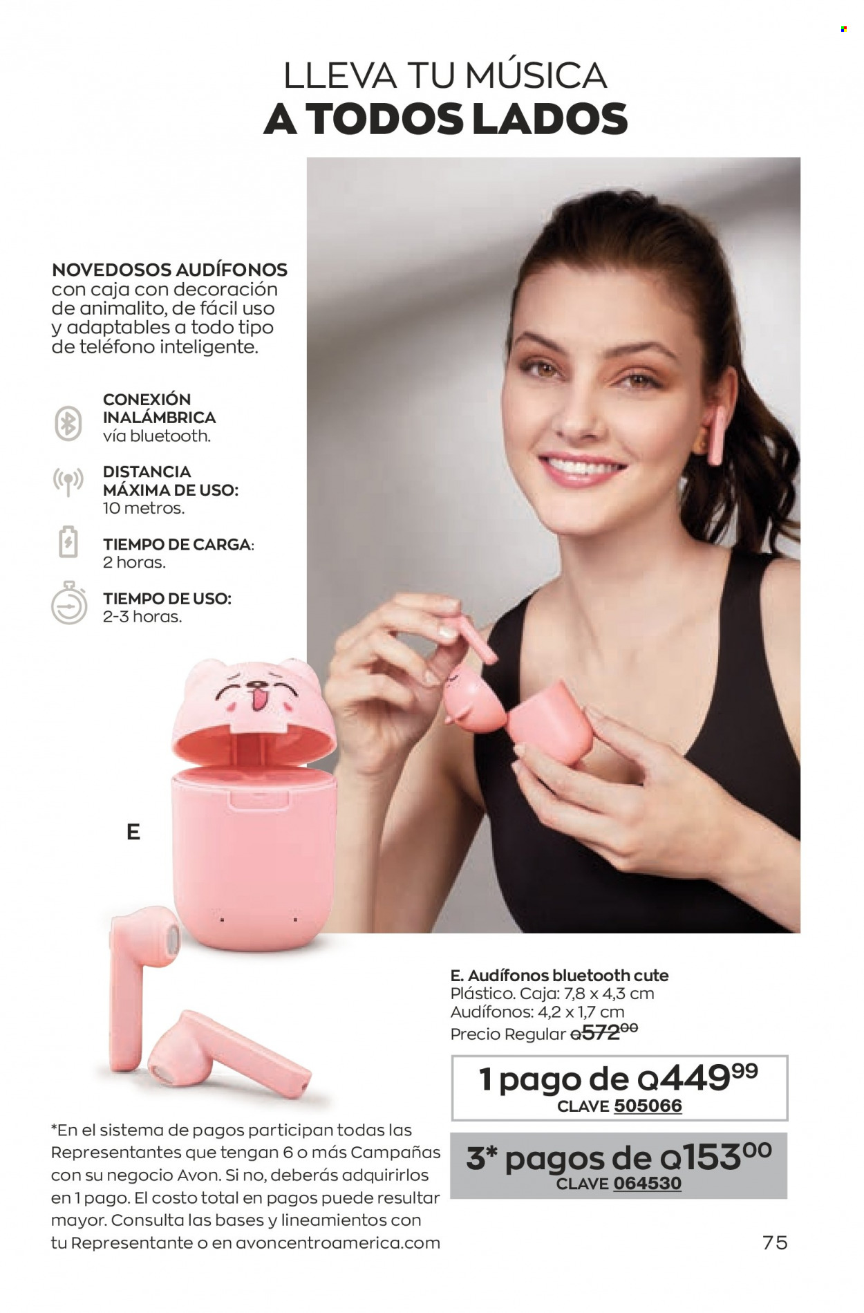 Catálogo Avon. Página 75