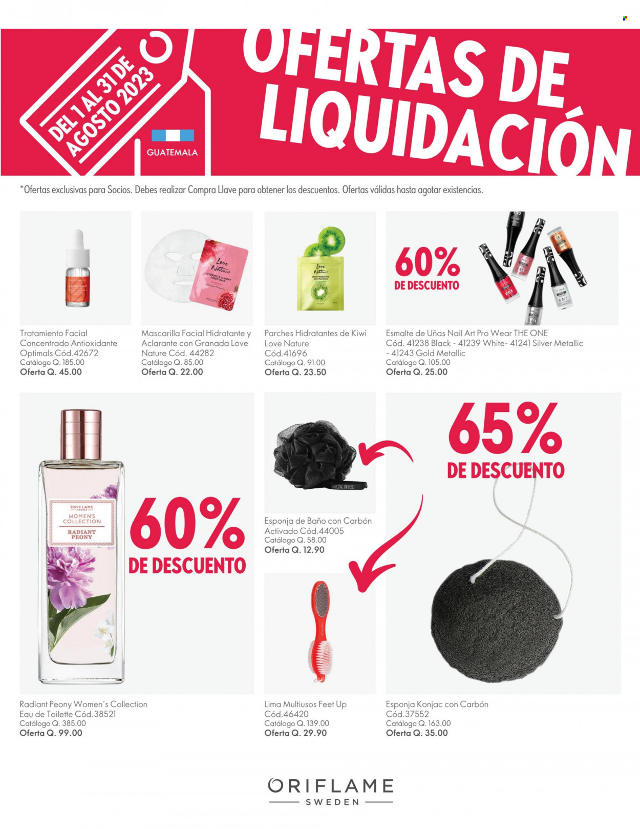 Catálogo Oriflame - 1.8.2023 - 31.8.2023. Página 1