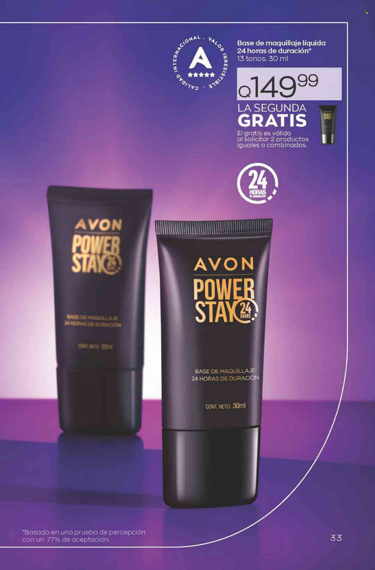 Catálogo Avon. Página 33