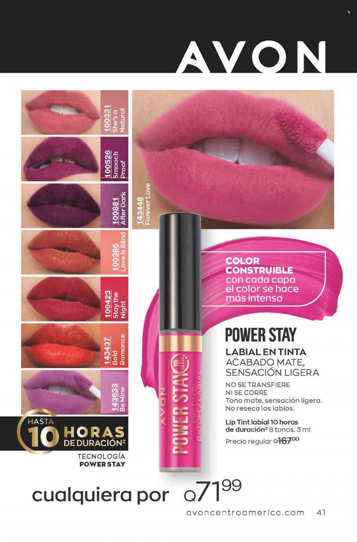 Catálogo Avon. Página 41