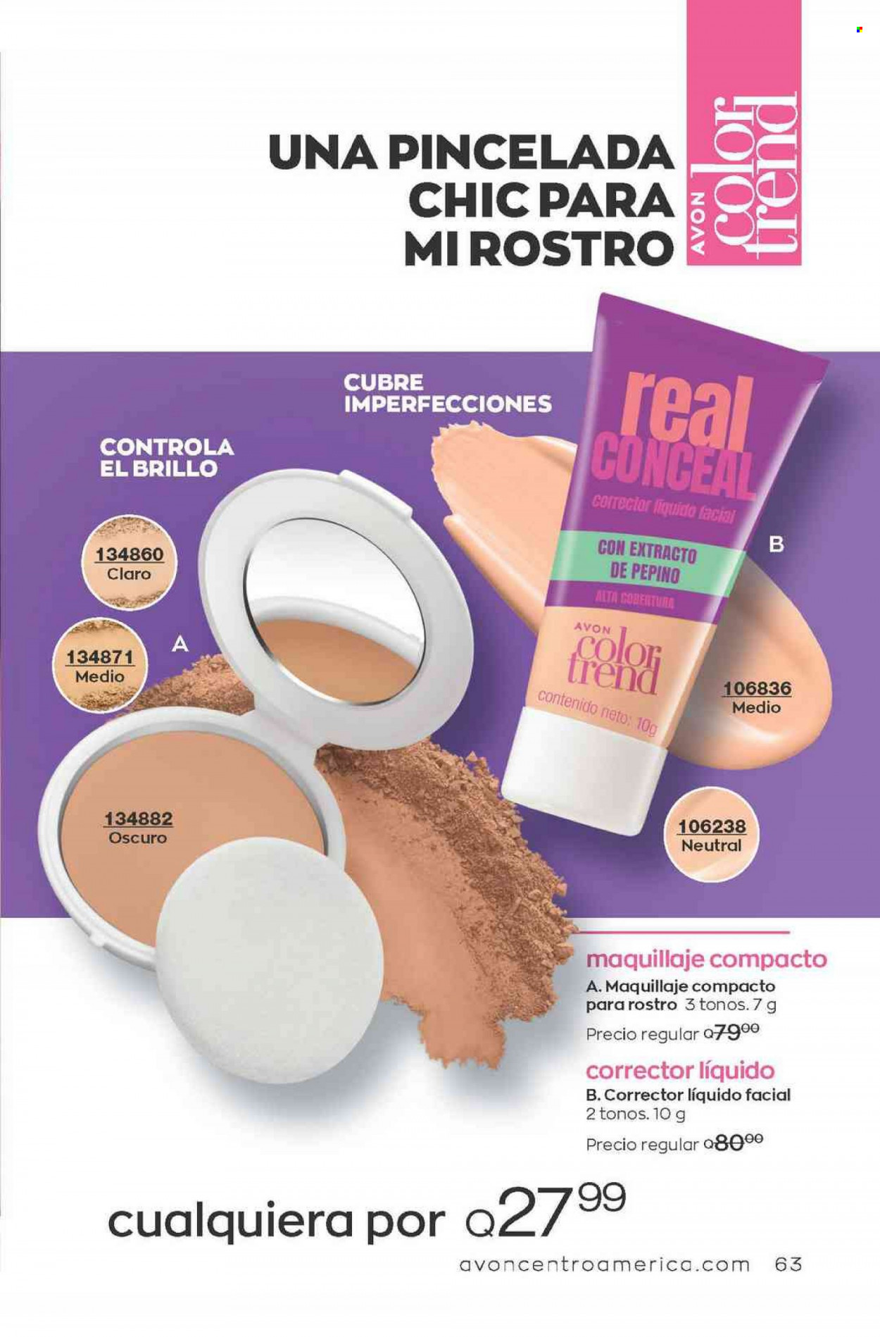 Catálogo Avon. Página 63