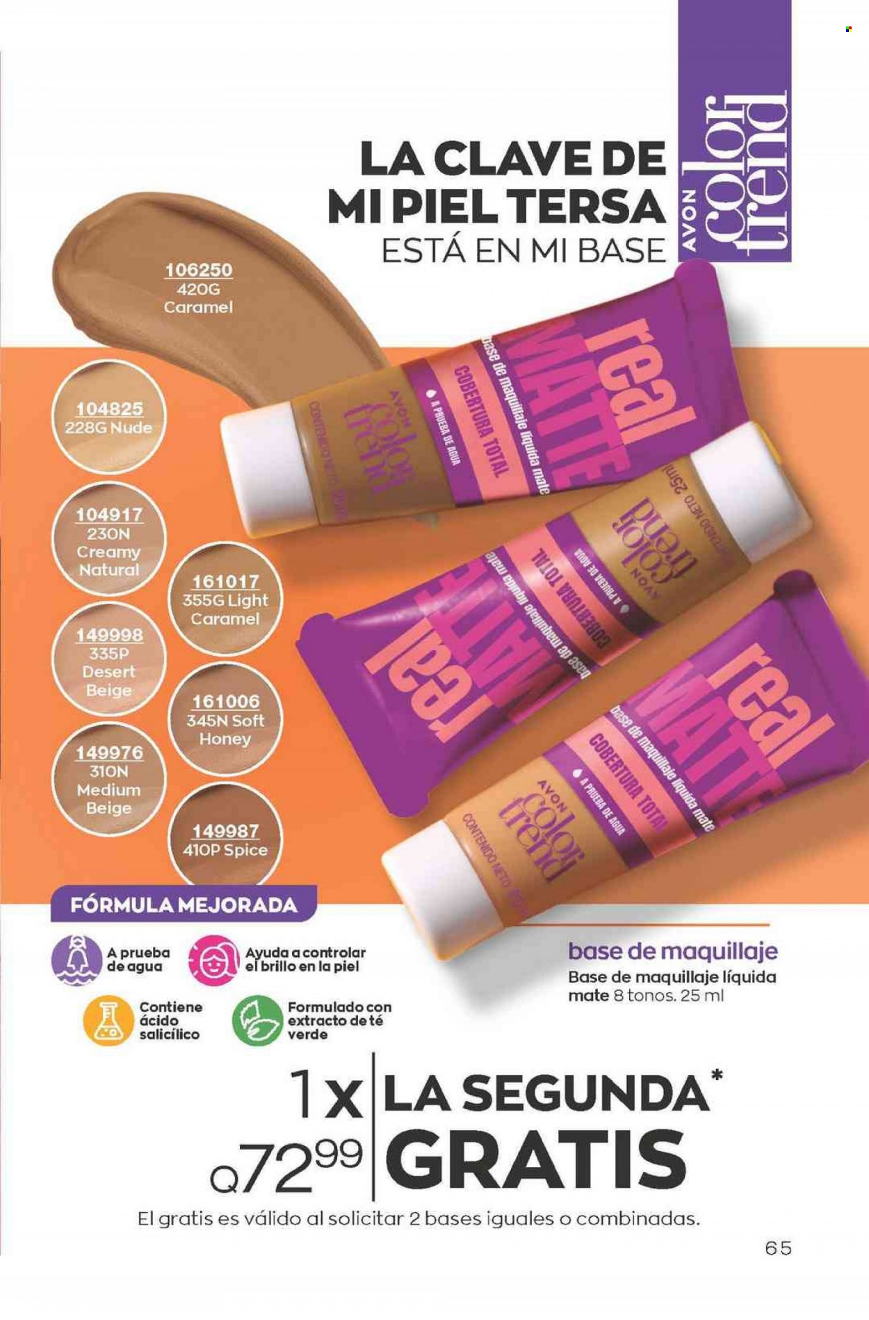 Catálogo Avon. Página 65