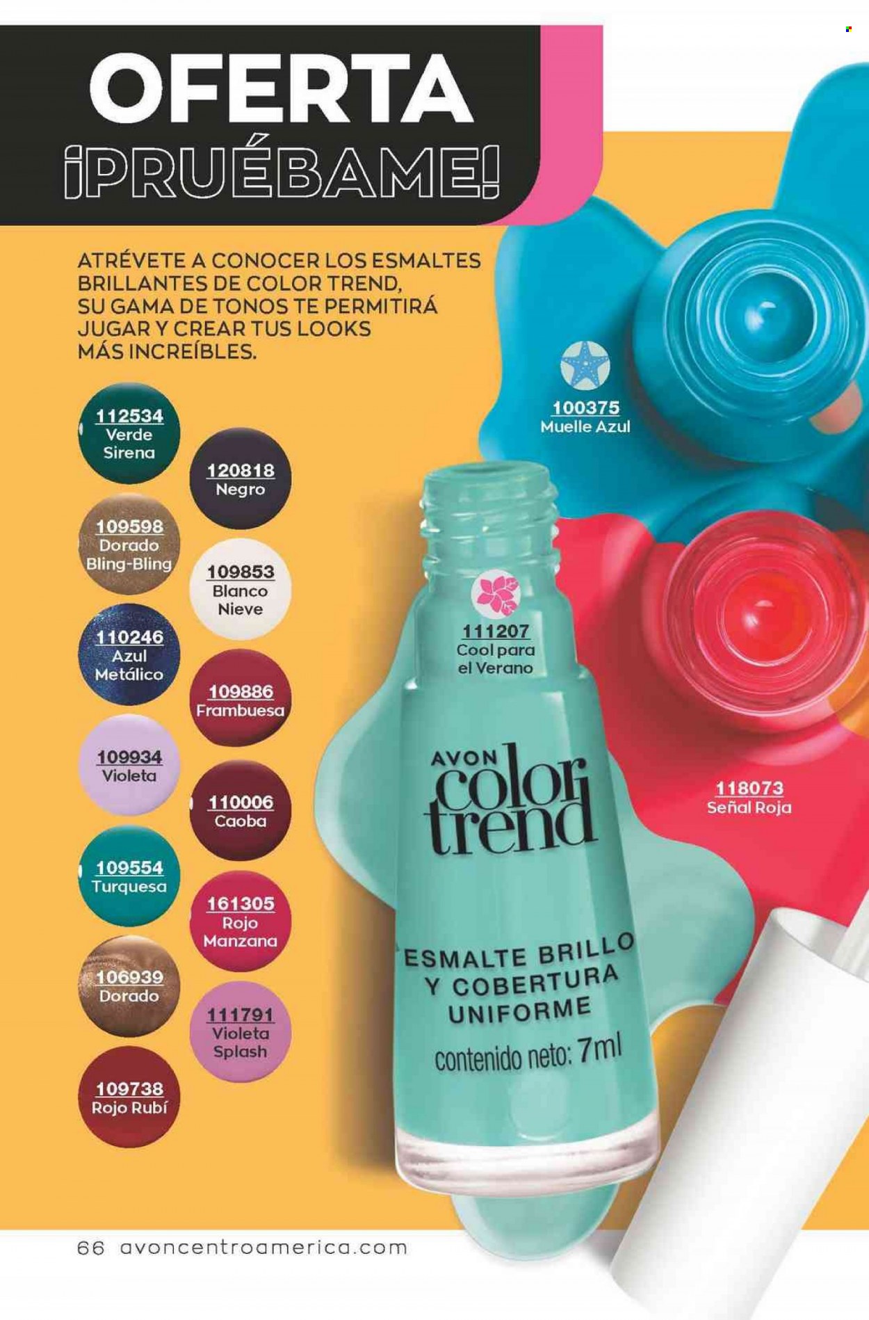Catálogo Avon. Página 66
