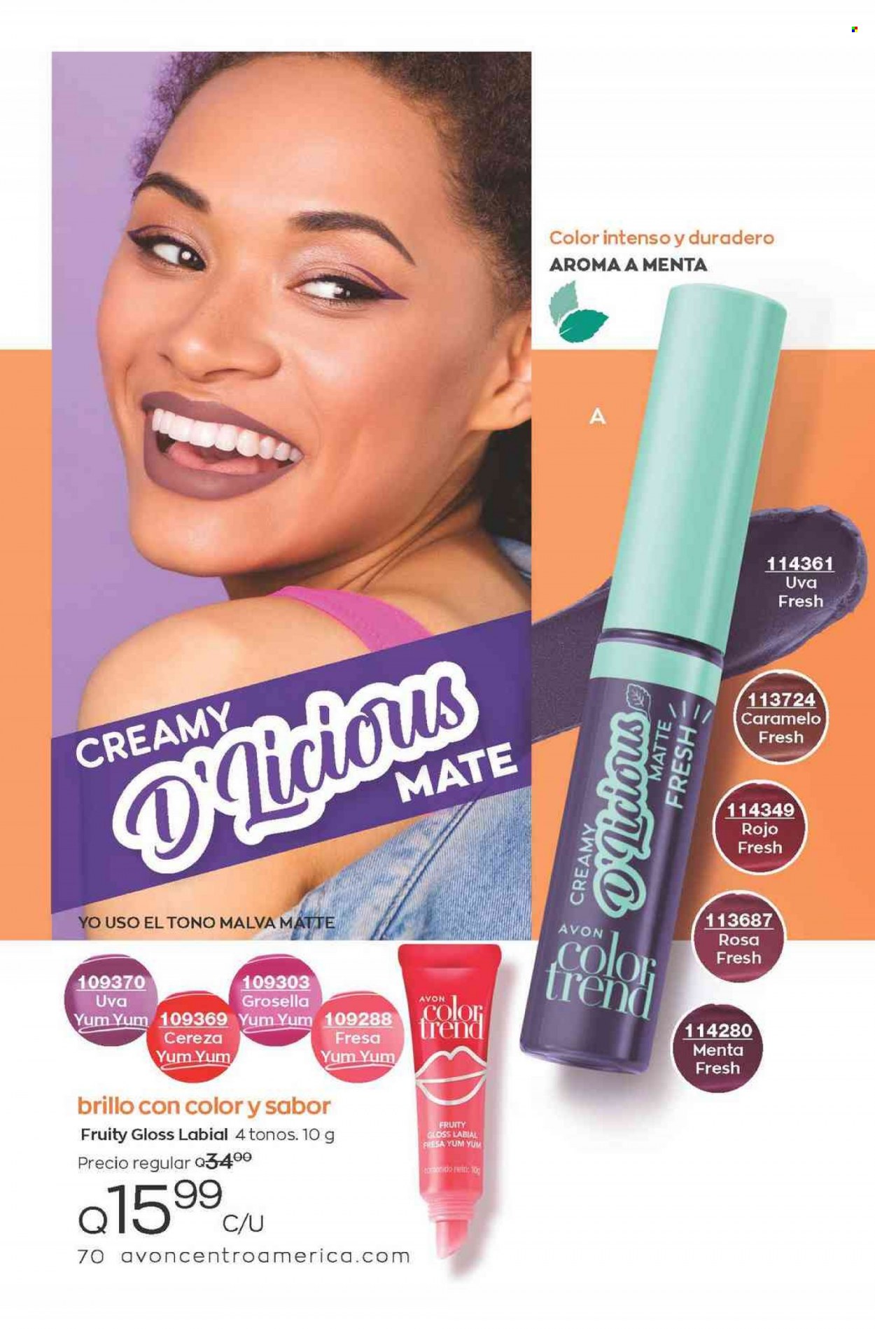 Catálogo Avon. Página 70